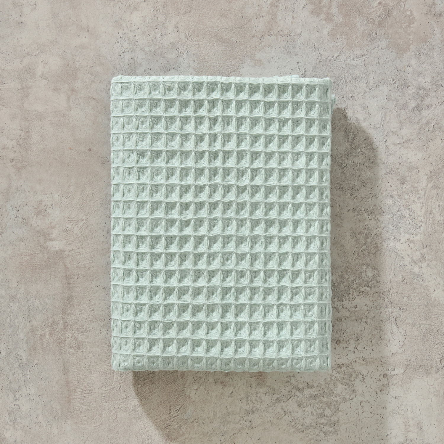 Полотенце вафельное Lorgo, мята - фото № 4