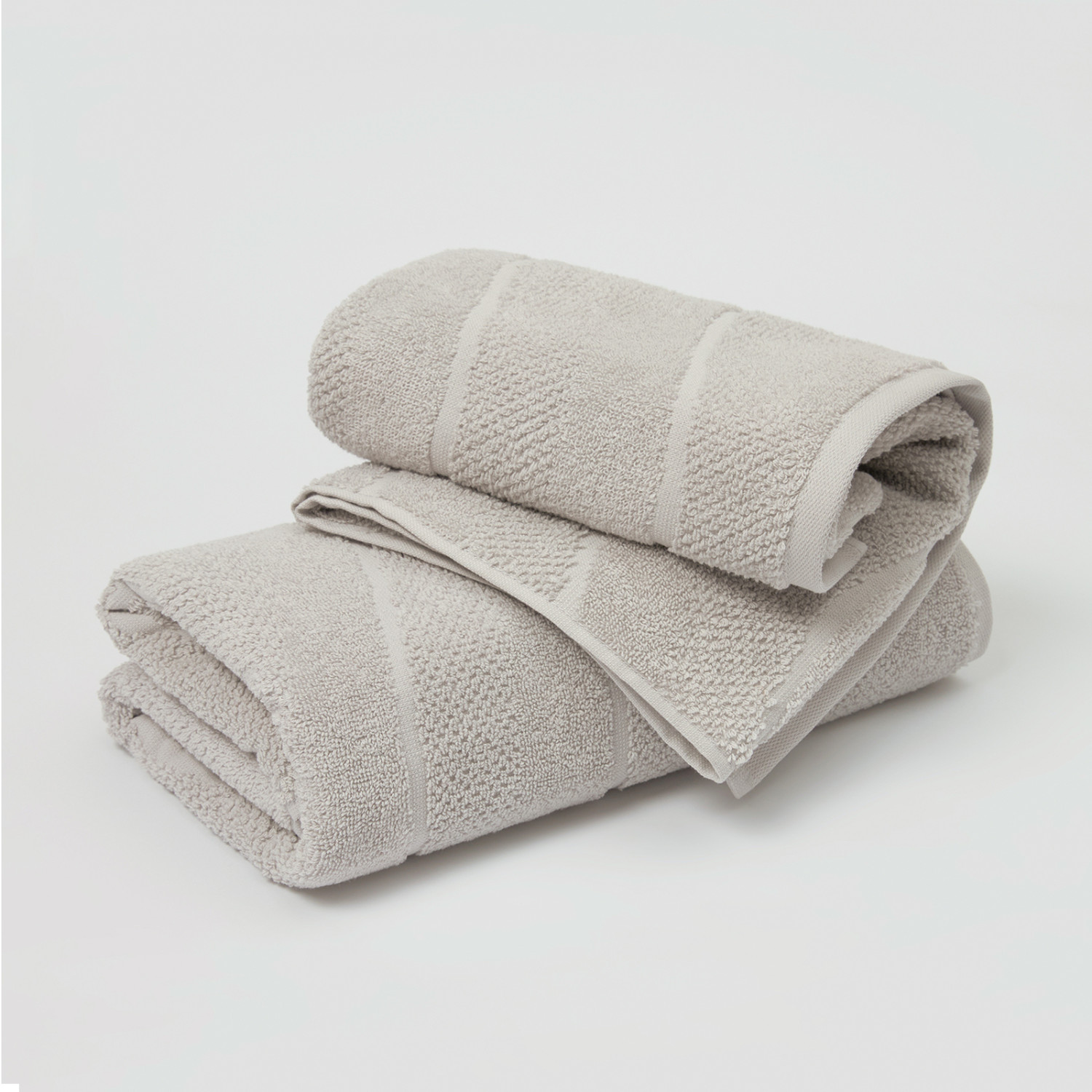 Полотенце махровое Волна/Ondulato, серое - фото № 4