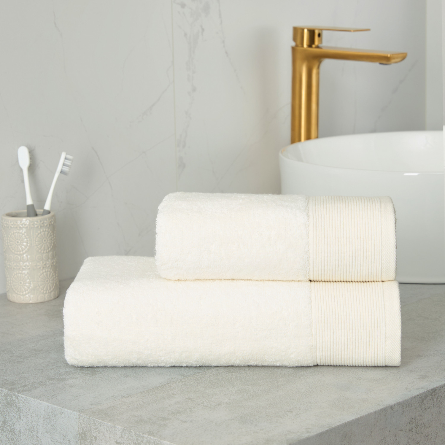 Полотенце махровое Мех/Peloso, белое - фото № 6