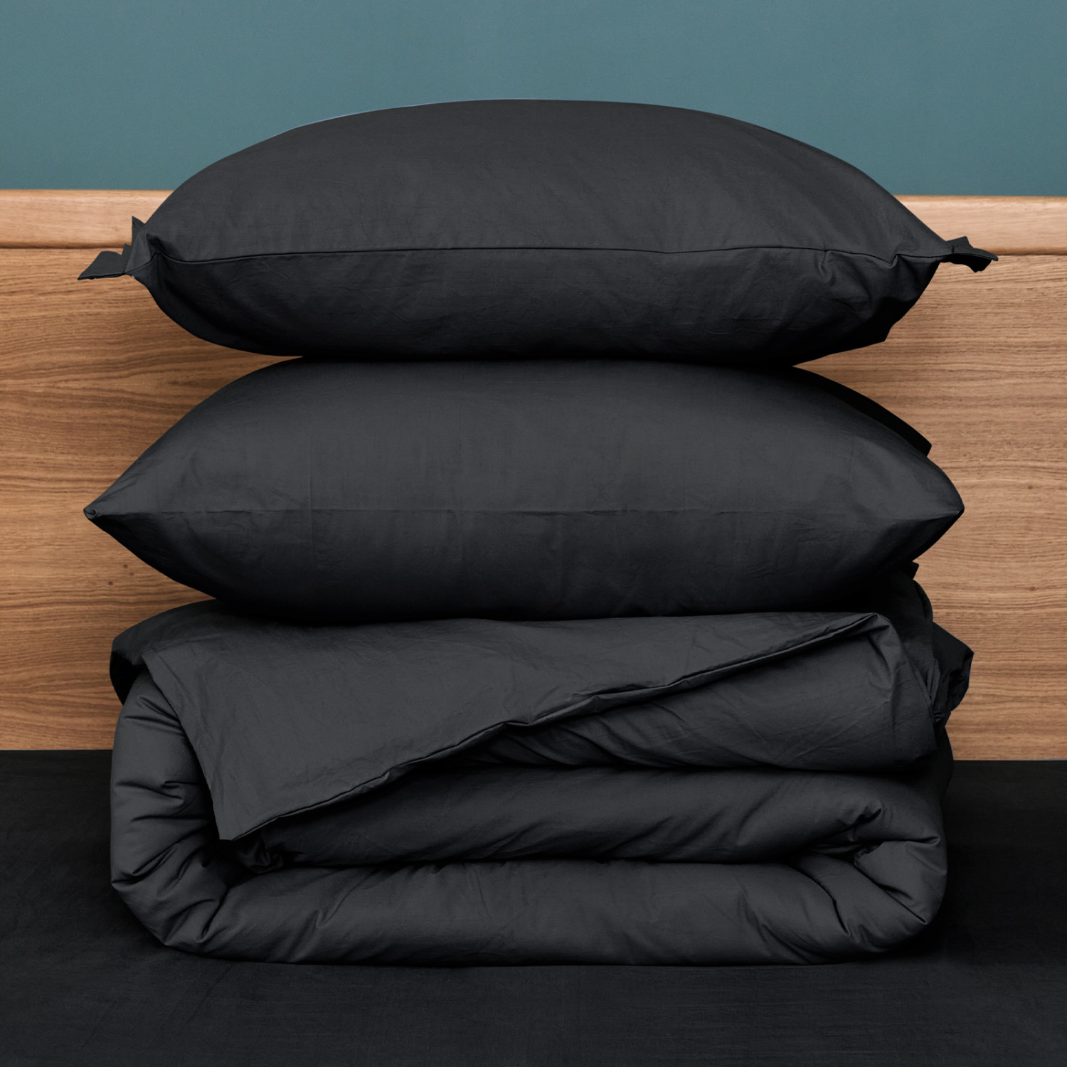 Постельное белье Black, вареный хлопок - фото № 11