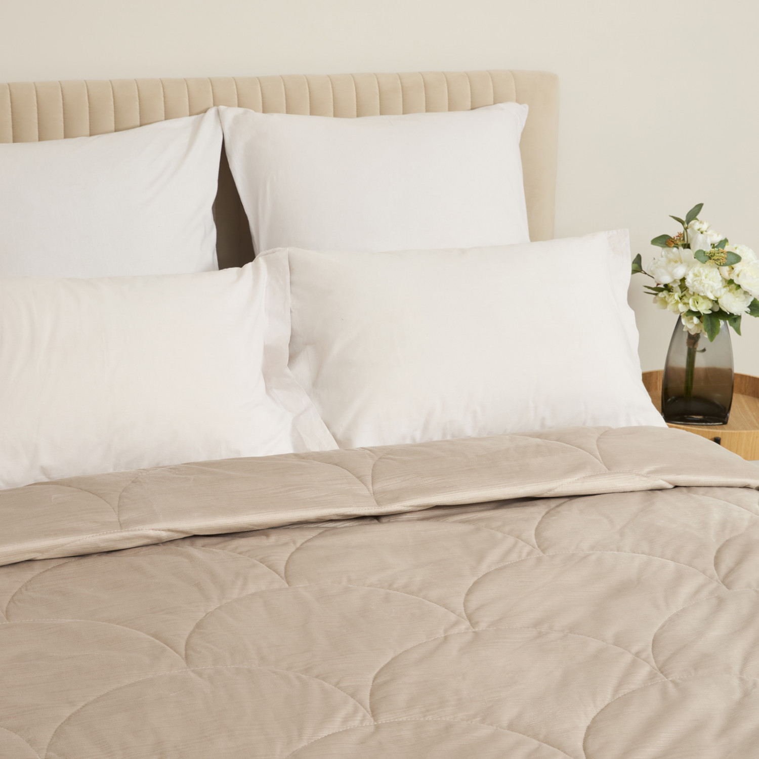 Покрывало Адельфа/Adelfa, бежевое - фото № 3