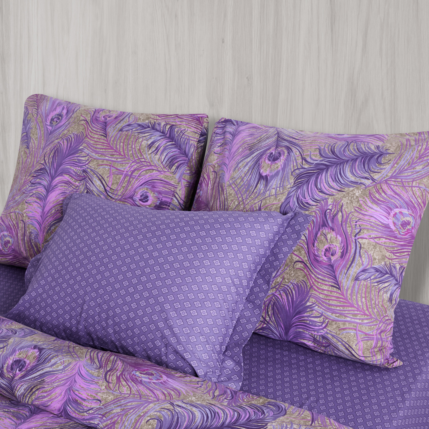 Постельное белье Pavone, сиреневое - фото № 5