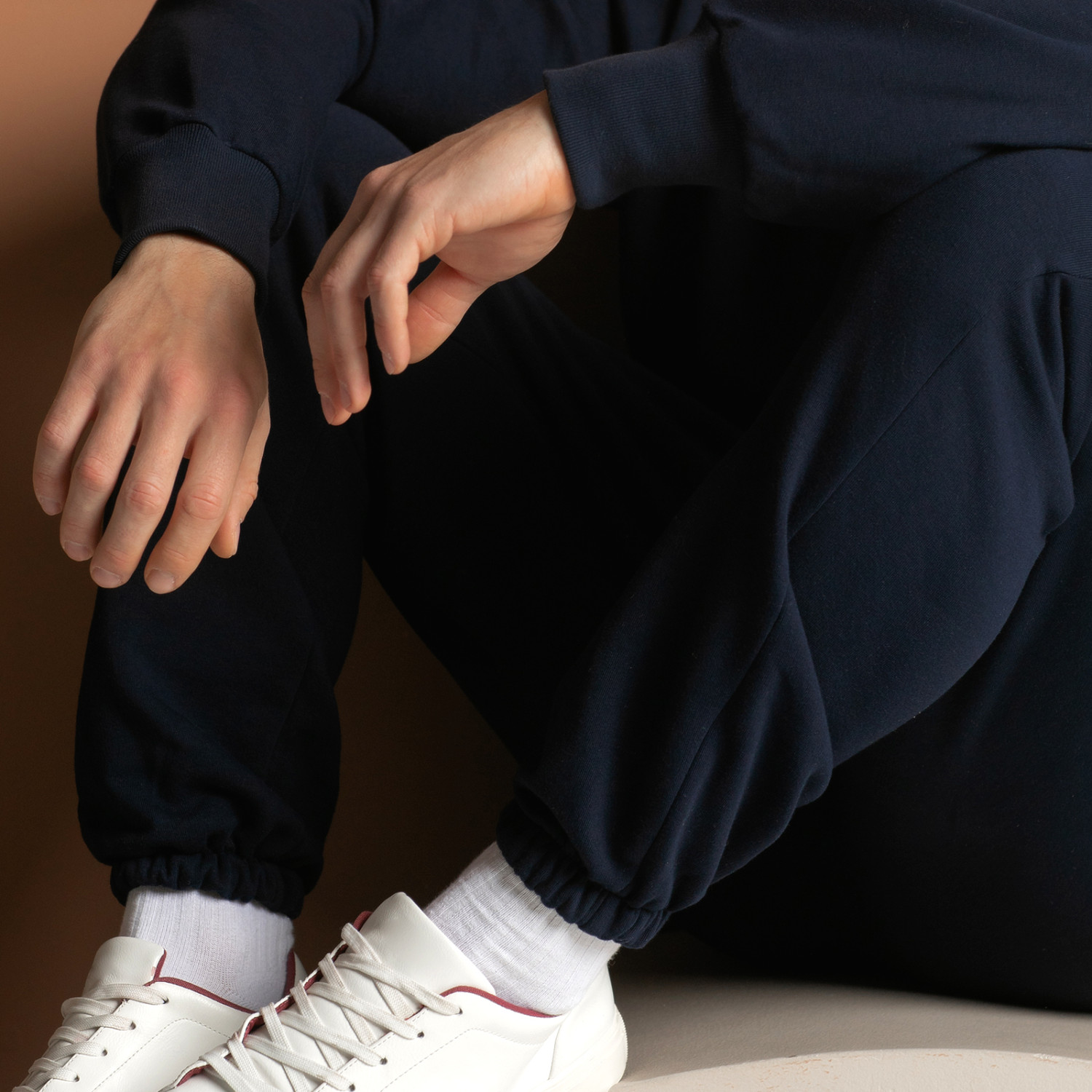 Брюки Massimo men, синие на резинке - фото № 5