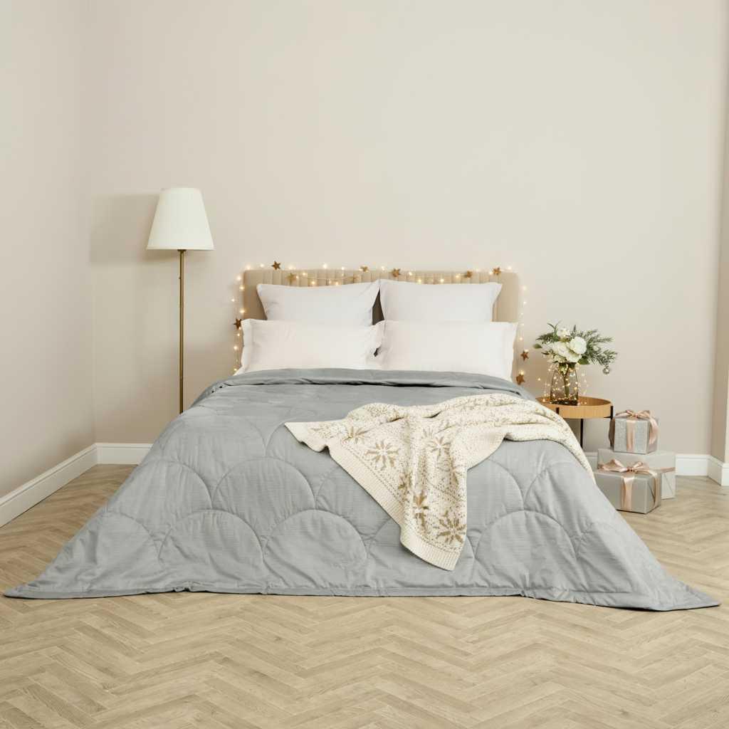 Покрывало Adelfa, серое