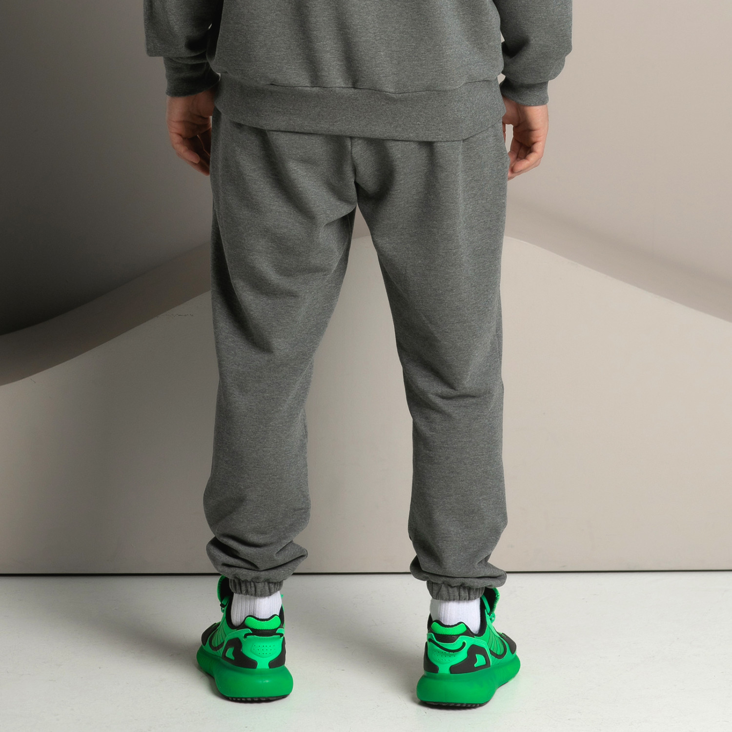 Брюки Massimo men, серые на резинке - фото № 2