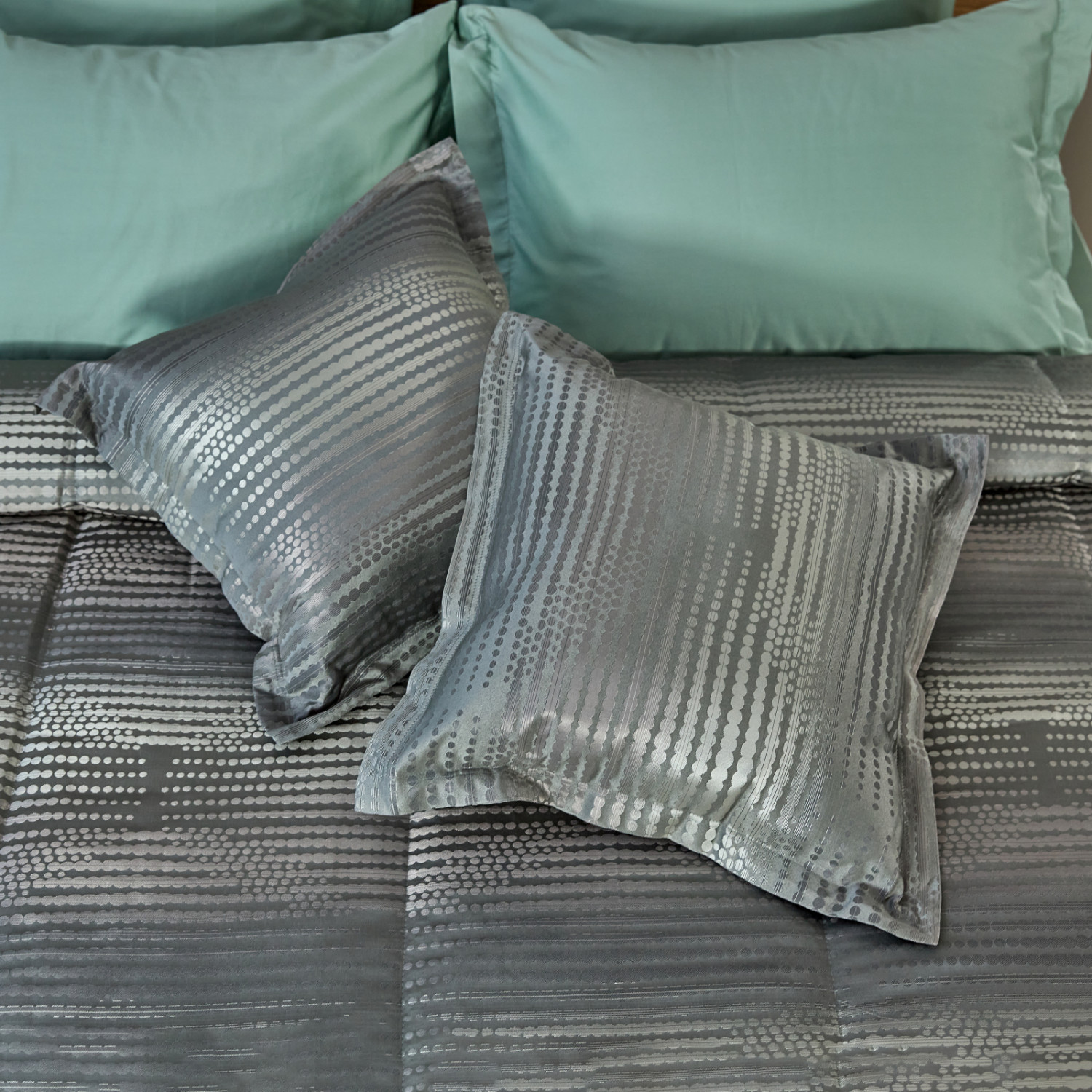 Подушка декоративная Onde, оливковая - фото № 3