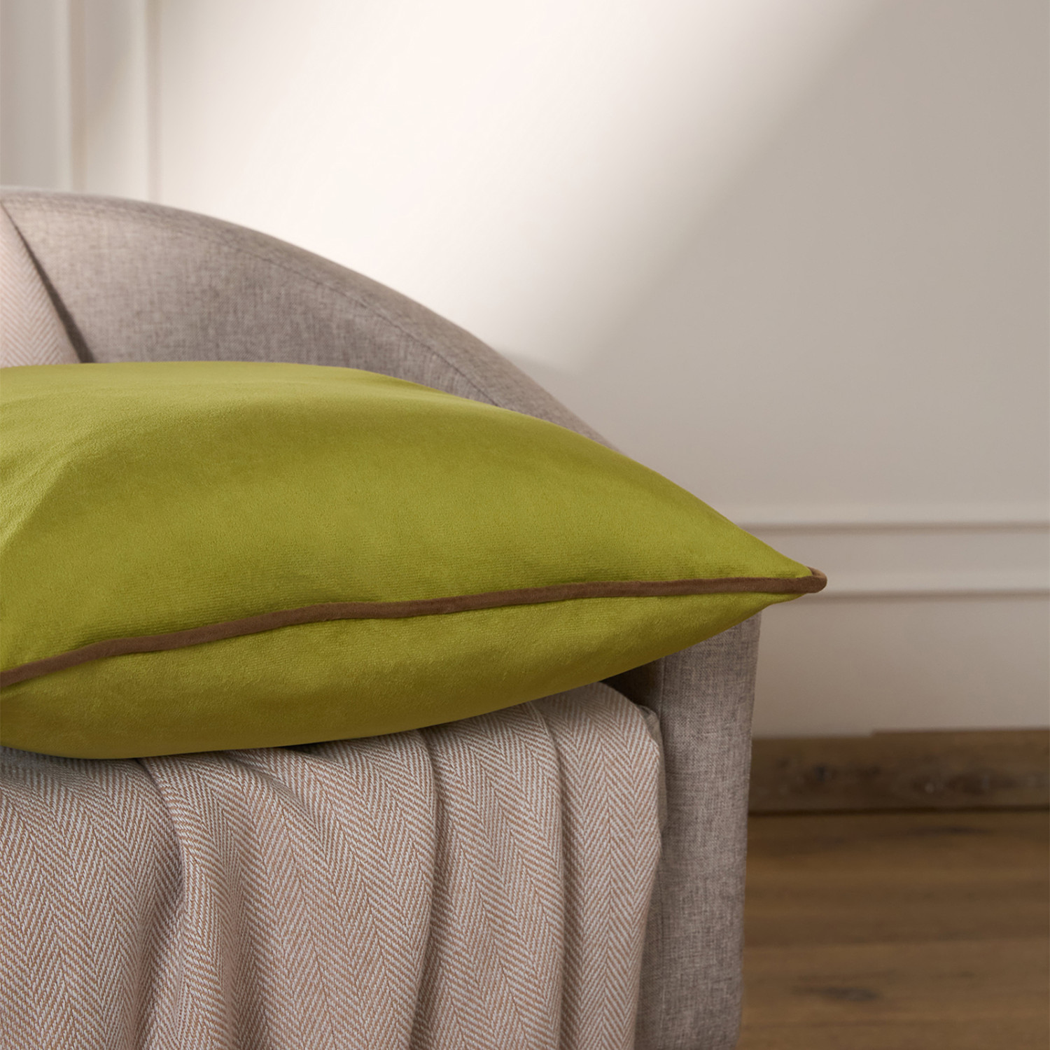 Подушка декоративная Франческо, олива - фото № 2