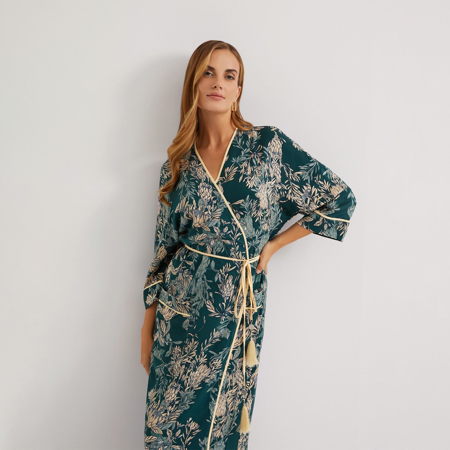 Халат Sleeping Flower - фото № 6