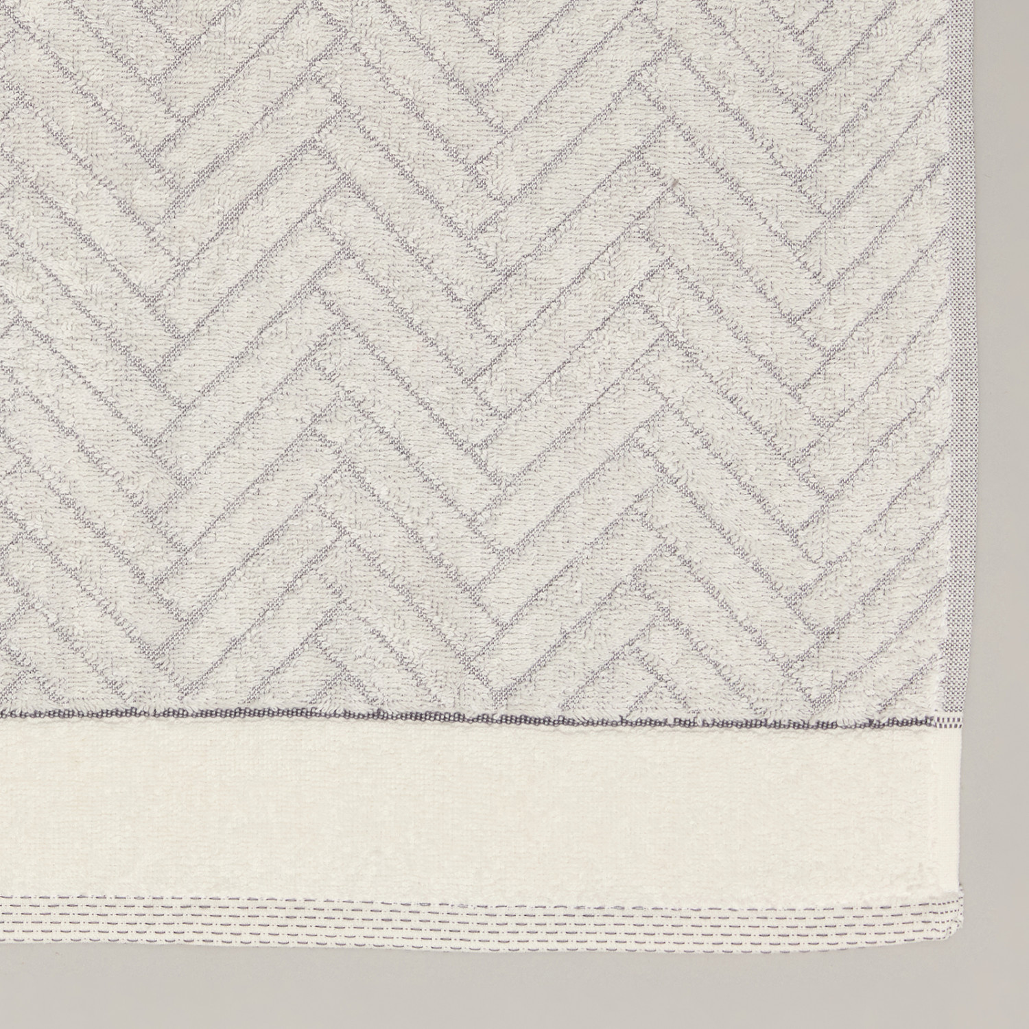 Полотенце махровое Casetta, серое - фото № 4