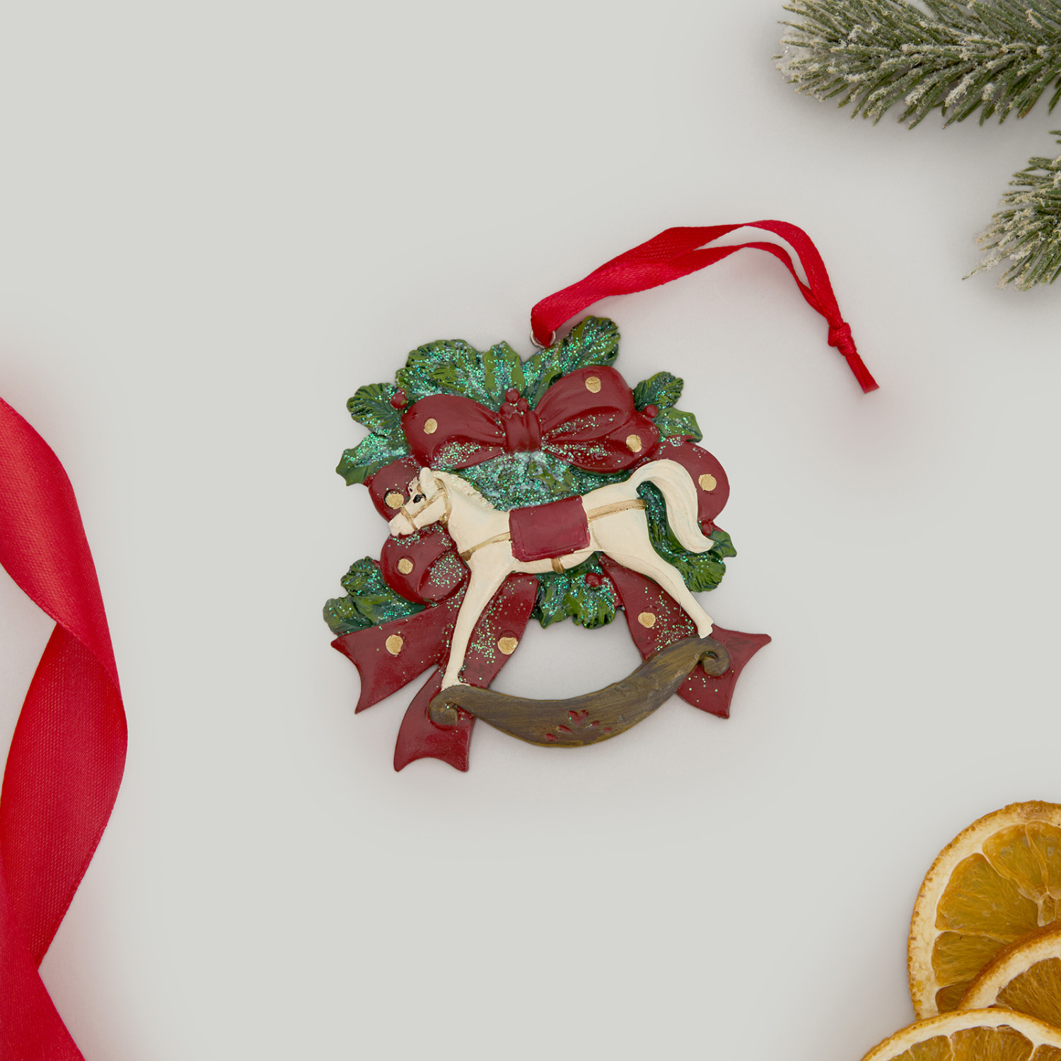 Елочная игрушка Бантик/Fiocchetto