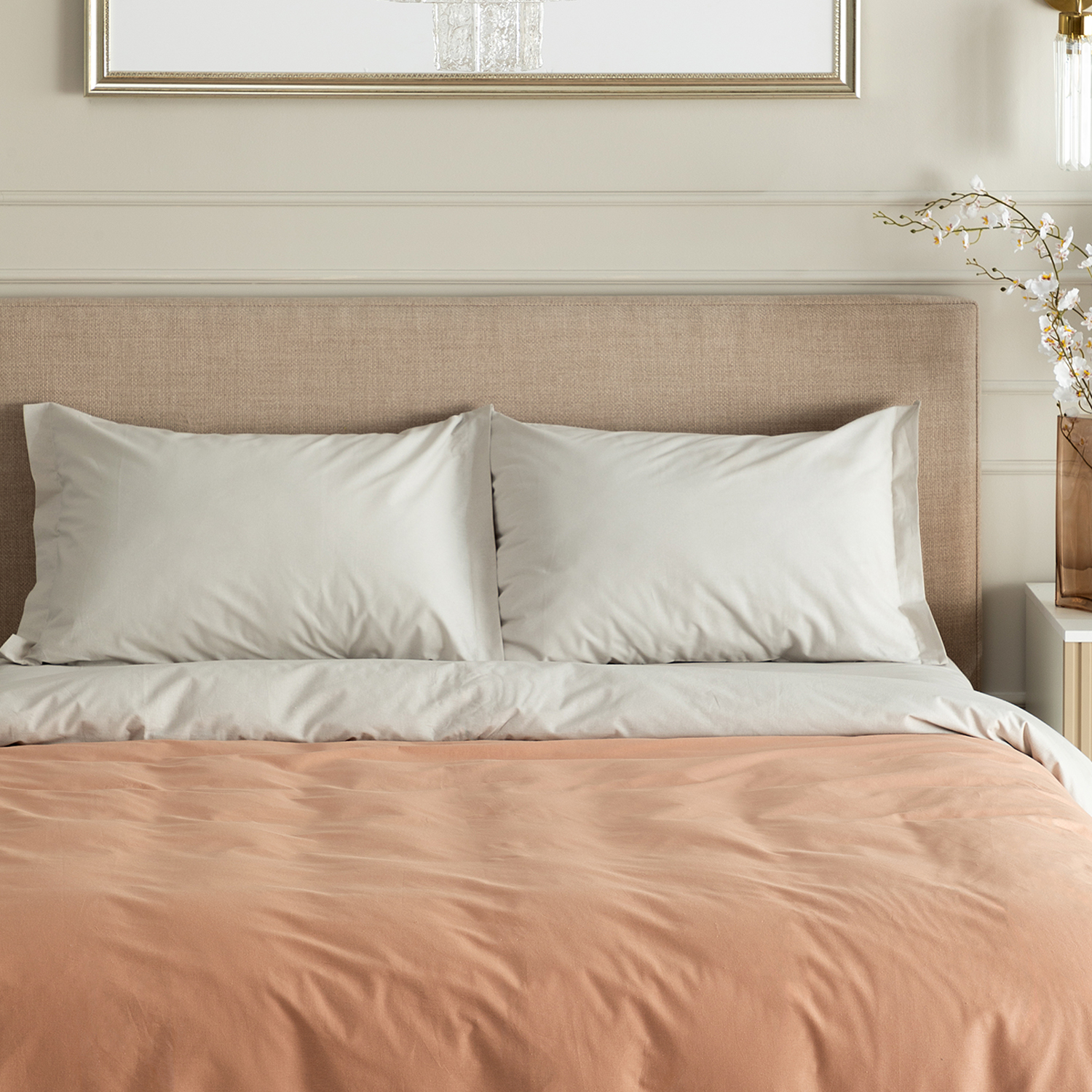 Постельное белье Тосканский беж/Tuscany beige & Greige - фото № 6