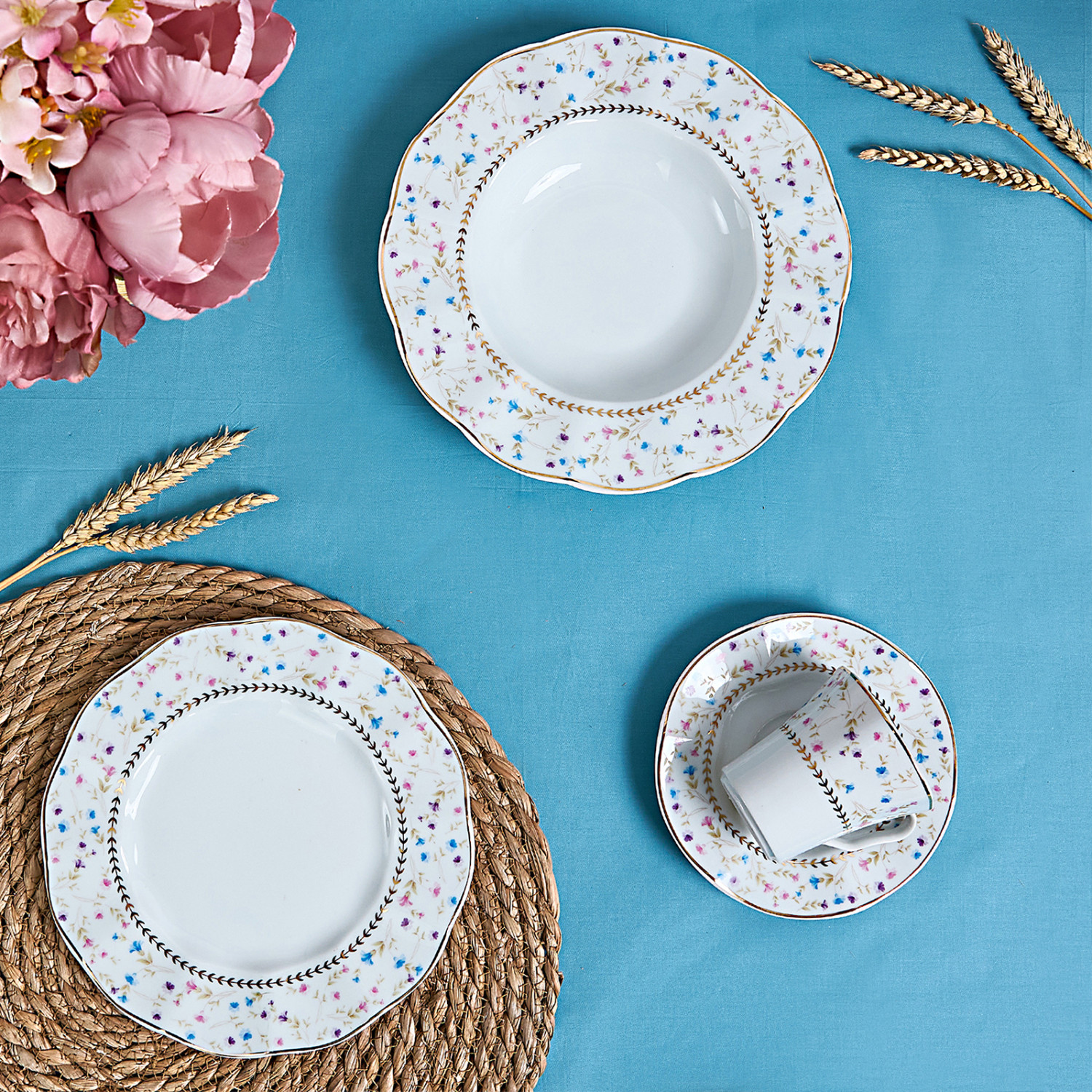 Тарелка Flower paradise - фото № 4