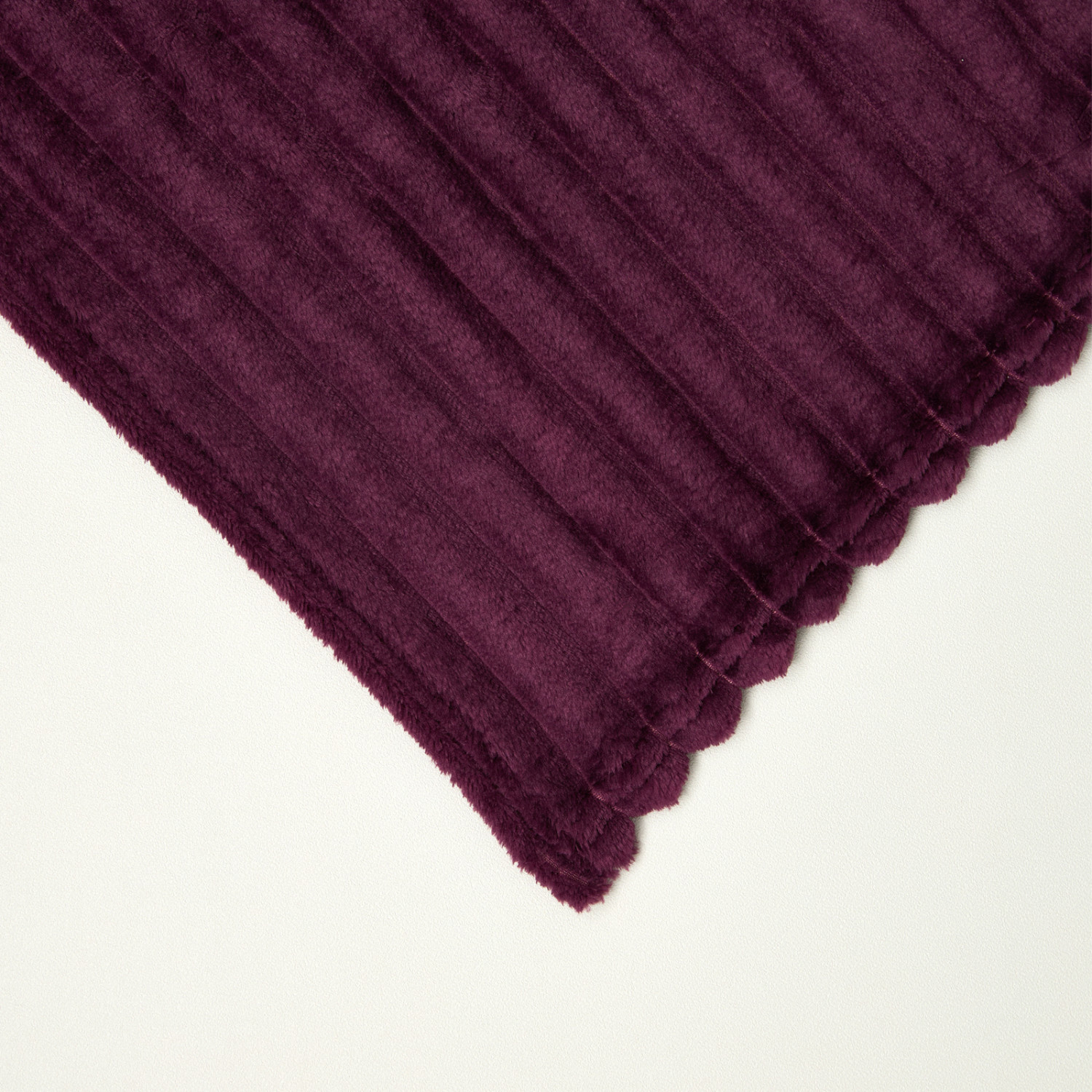 Плед Soft strip, слива - фото № 3