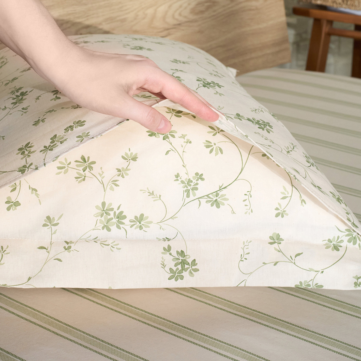 Постельное белье Зеленый танец - фото № 8