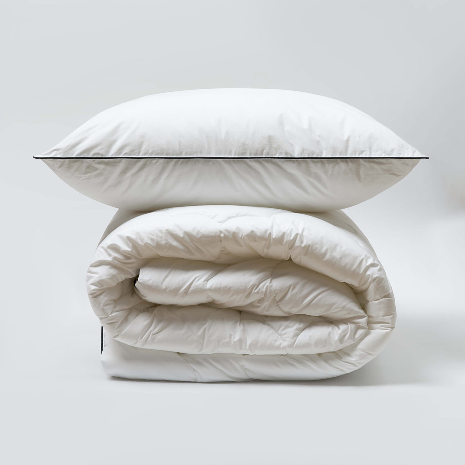 Подушка Черно-белый/Nero Bianco, трехкамерная - фото № 8