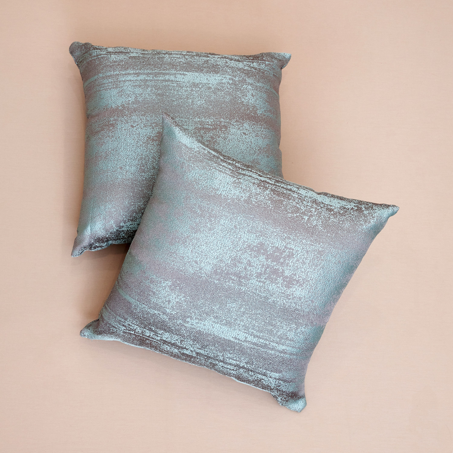 Подушка декоративная Pittura, бирюзовая - фото № 2