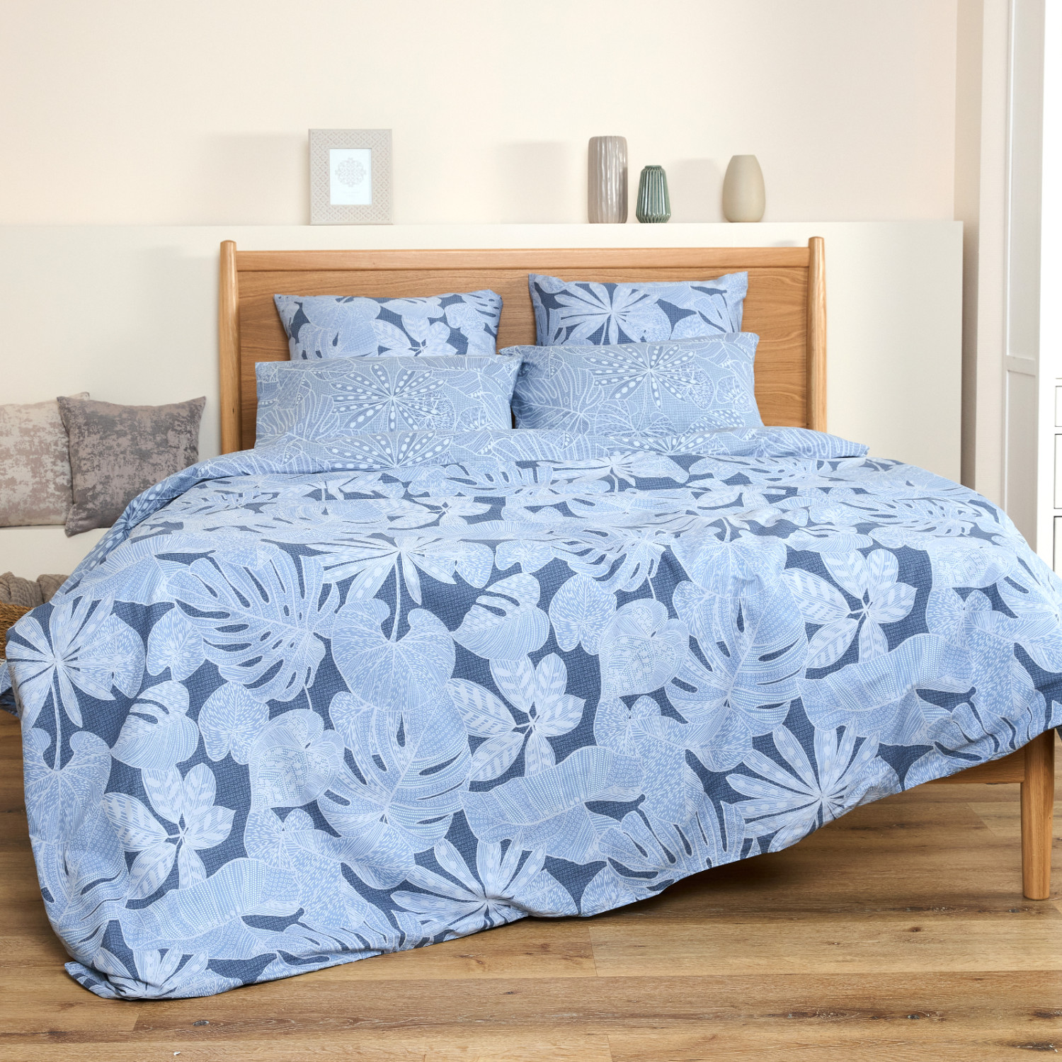 Постельное белье Pianta, голубое - фото № 6