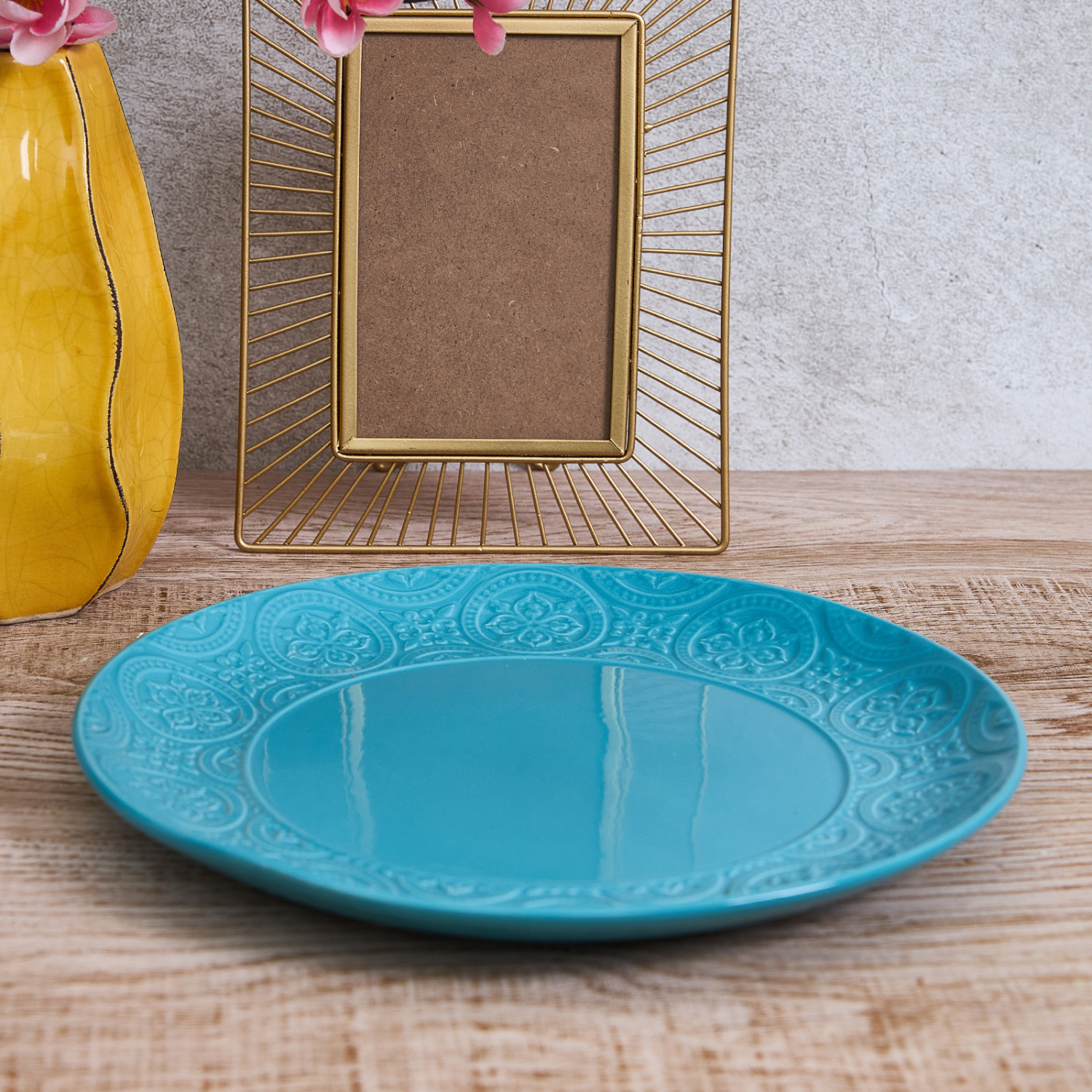 Тарелка Pastel, голубая