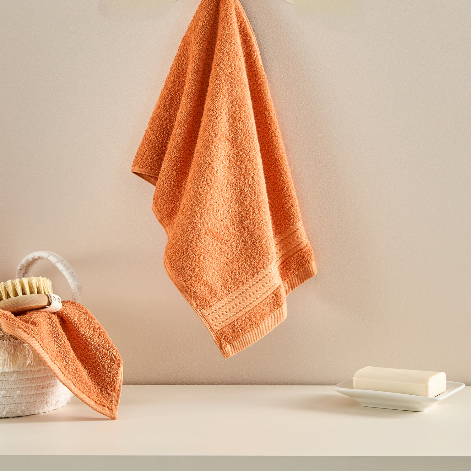 Полотенце махровое Базена/Basena, охра - фото № 2