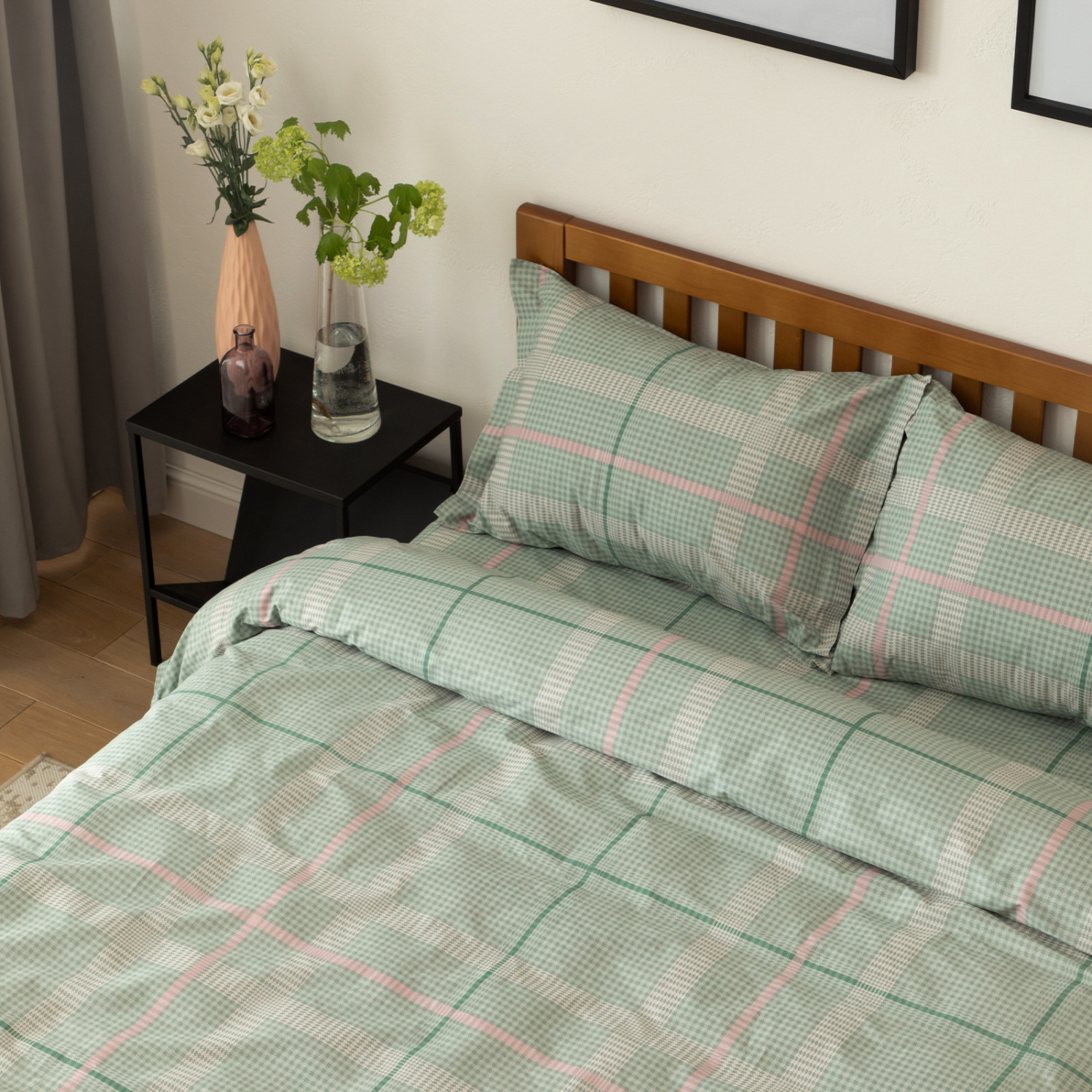 Постельное белье Bonmarito, зеленое - фото № 6