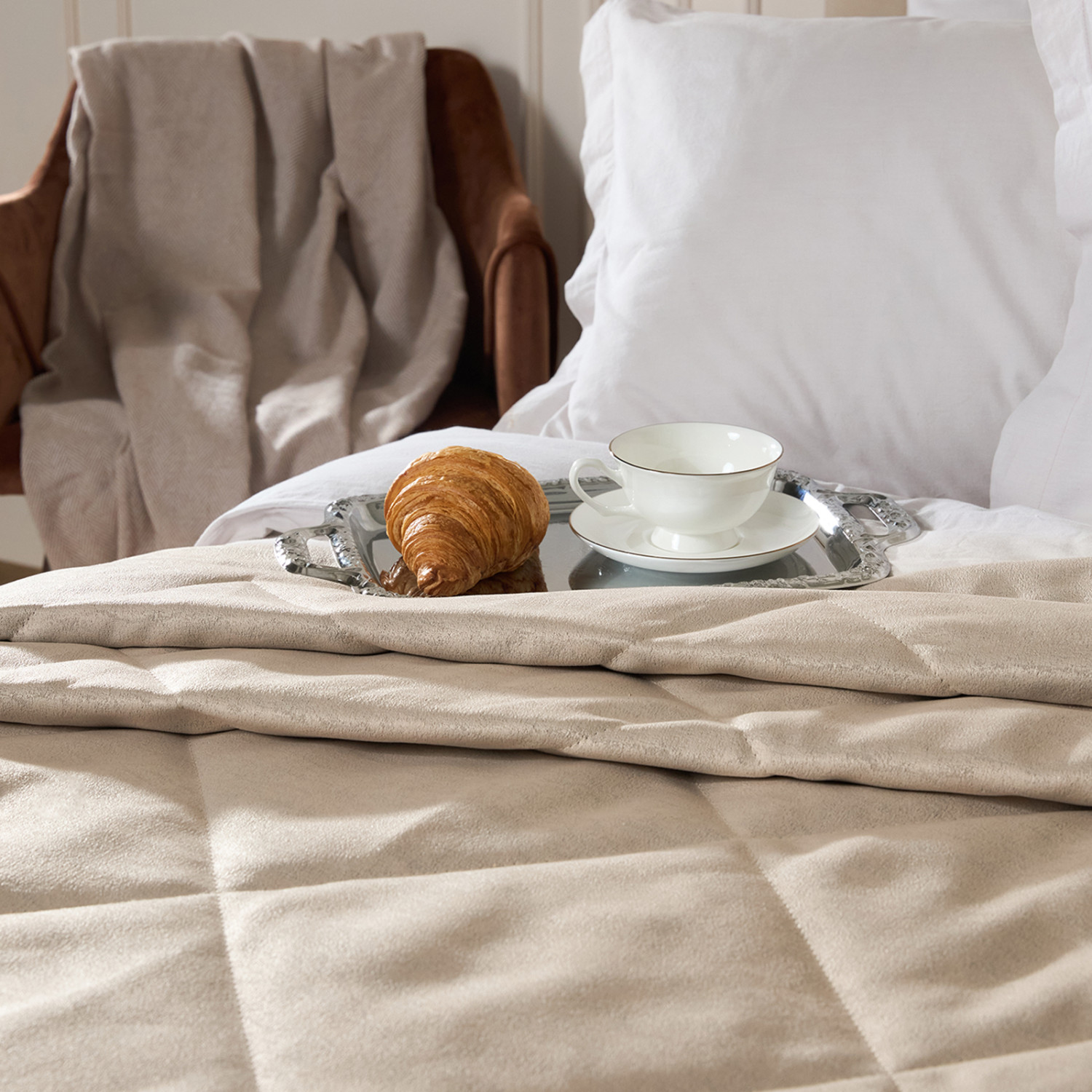 Покрывало Merizzo, латте - фото № 5