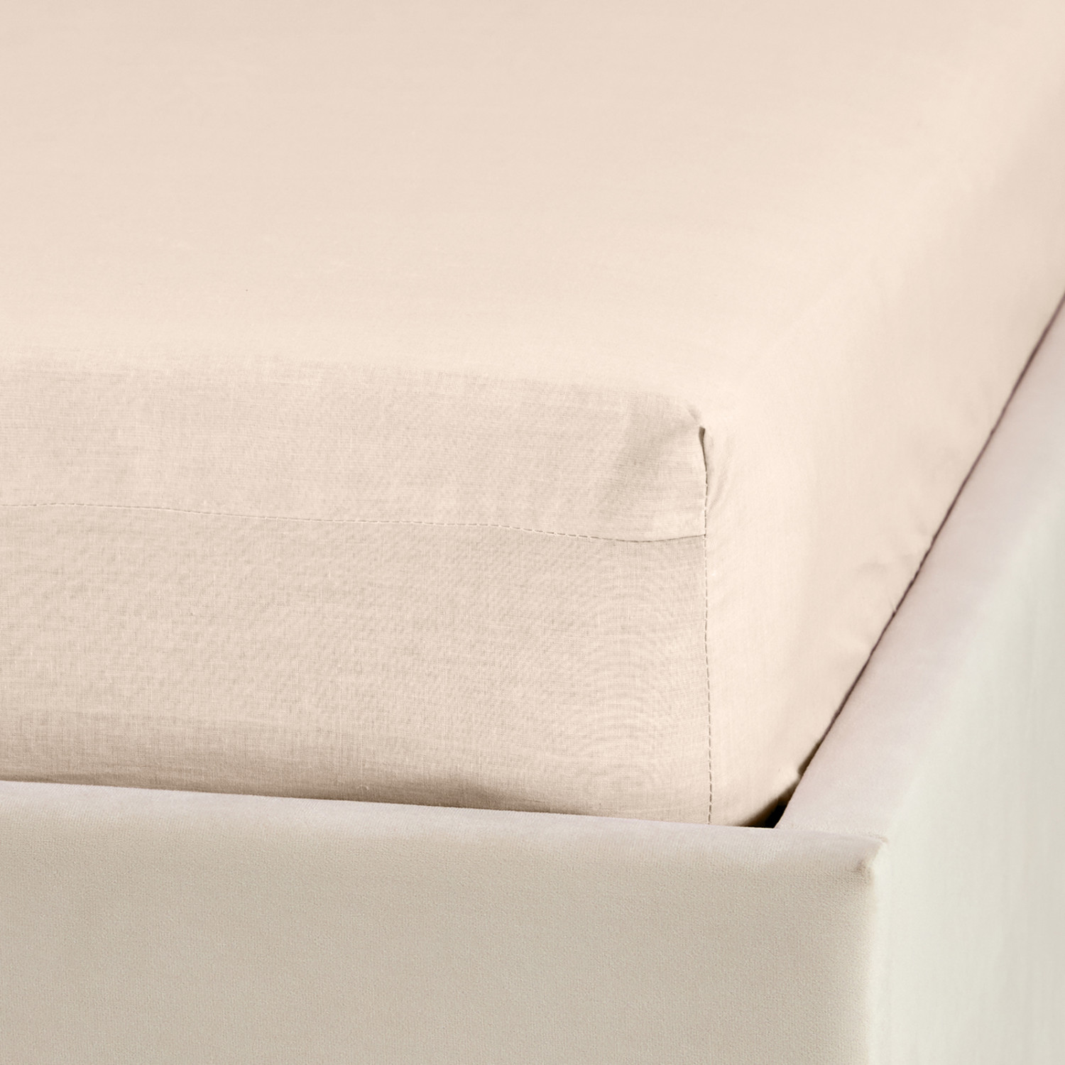 Простыня на резинке Ecru, перкаль