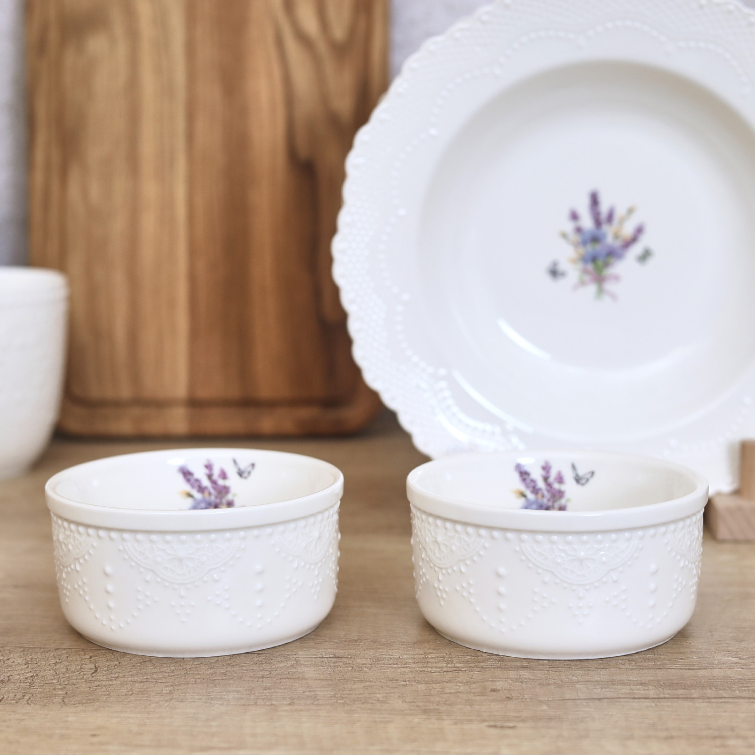 Набор салатников (2 шт) Provence Ajouré - фото № 2