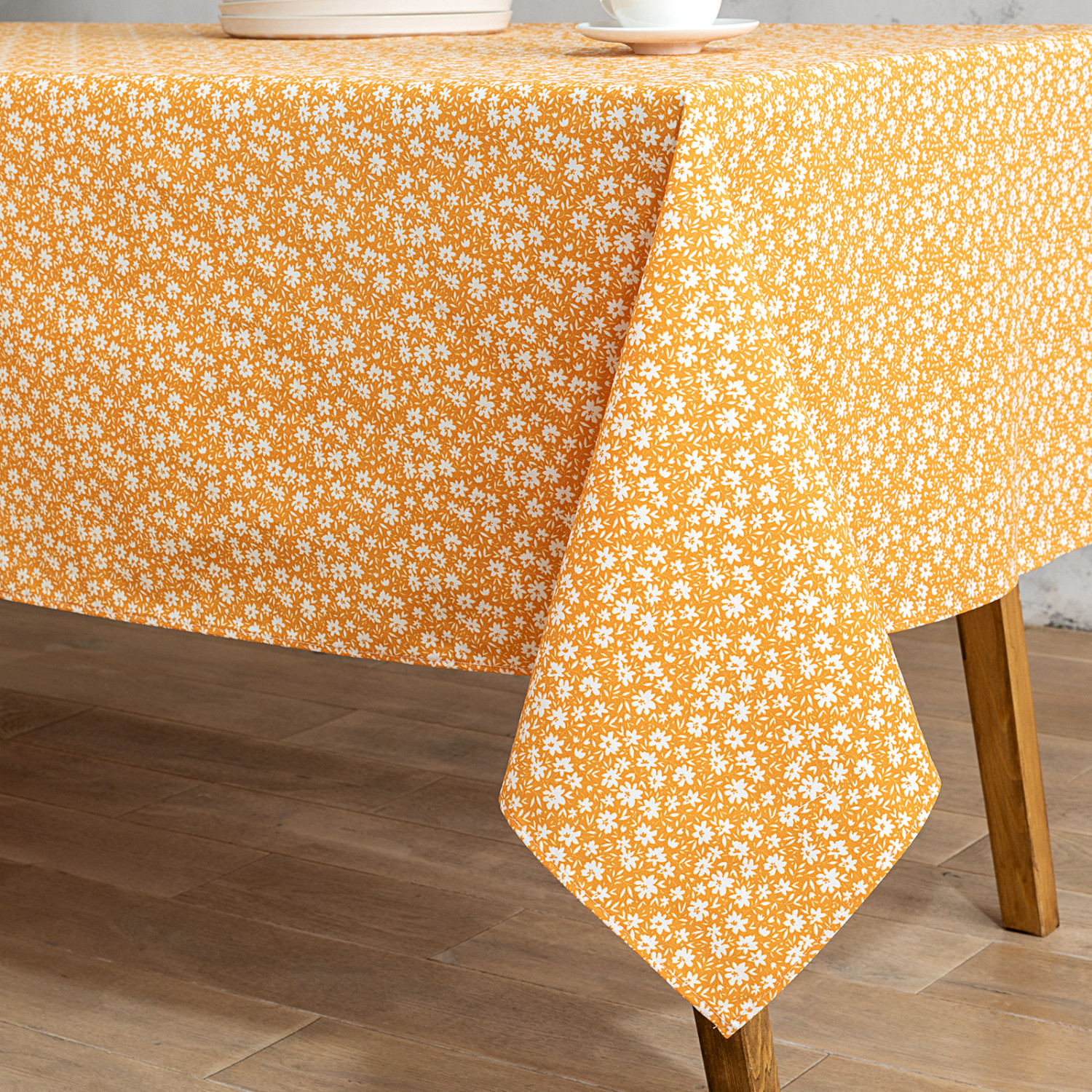 Скатерть Milfer, оранжевая - фото № 4