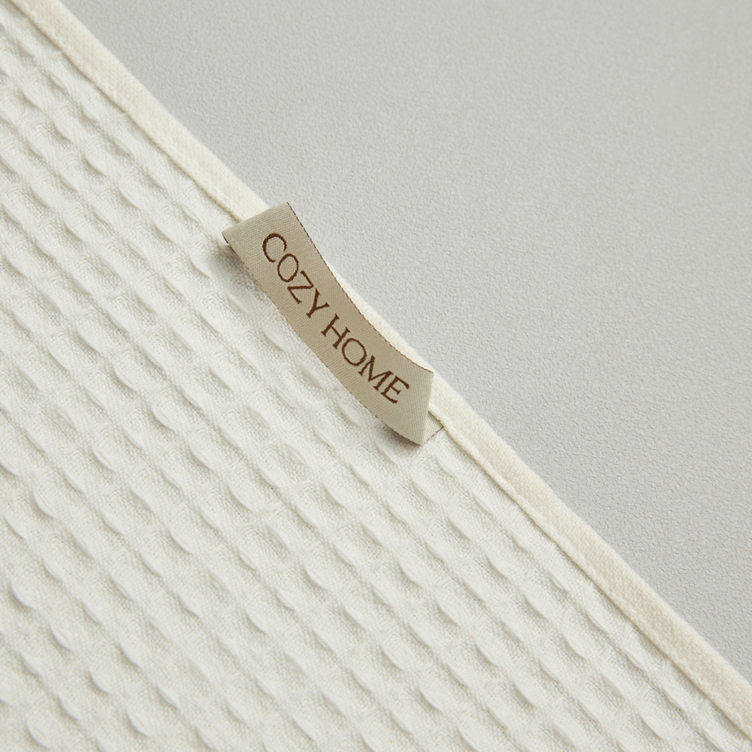 Полотенце вафельное Franсо, молоко - фото № 5