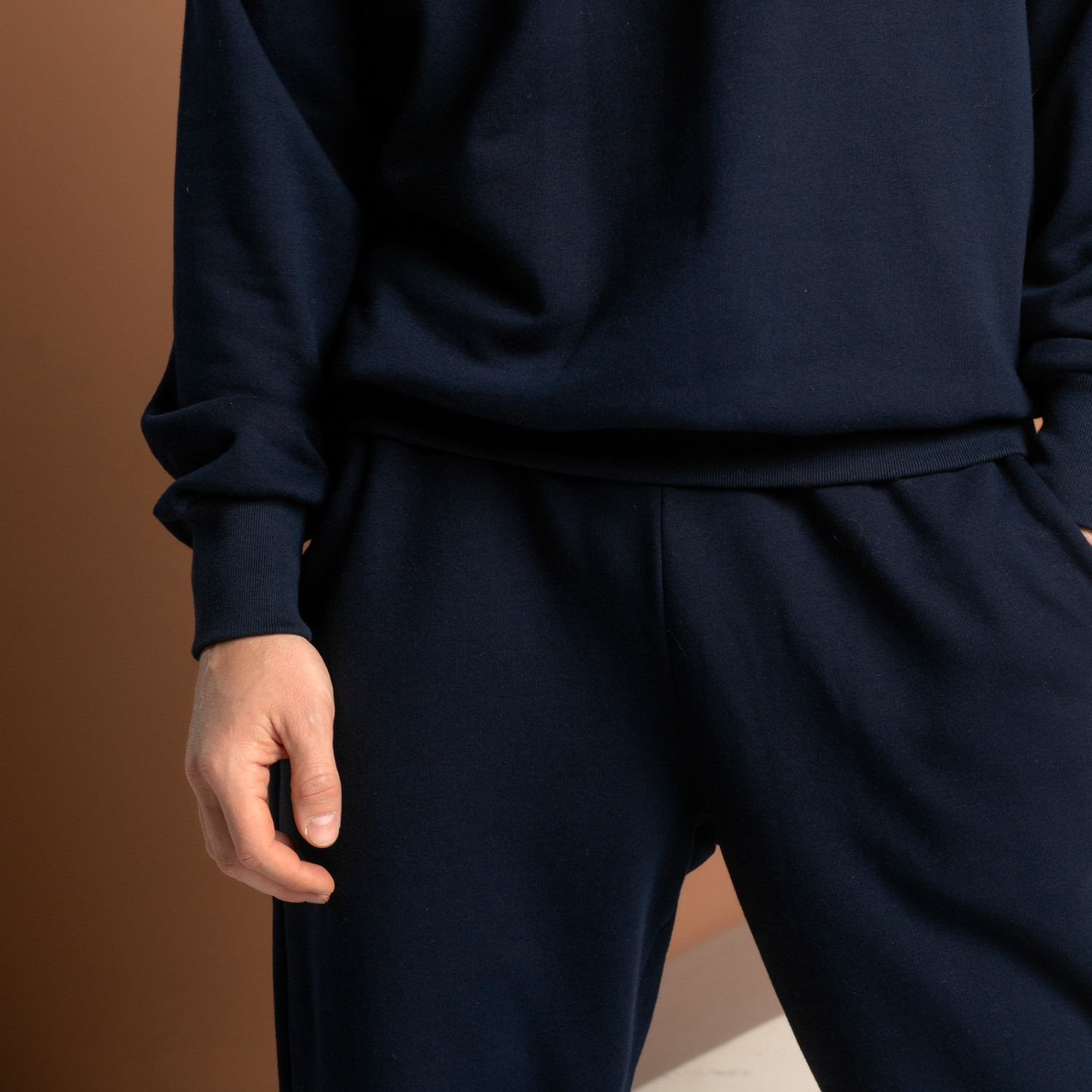 Брюки Массимо мужской/Massimo men, синие на резинке - фото № 3