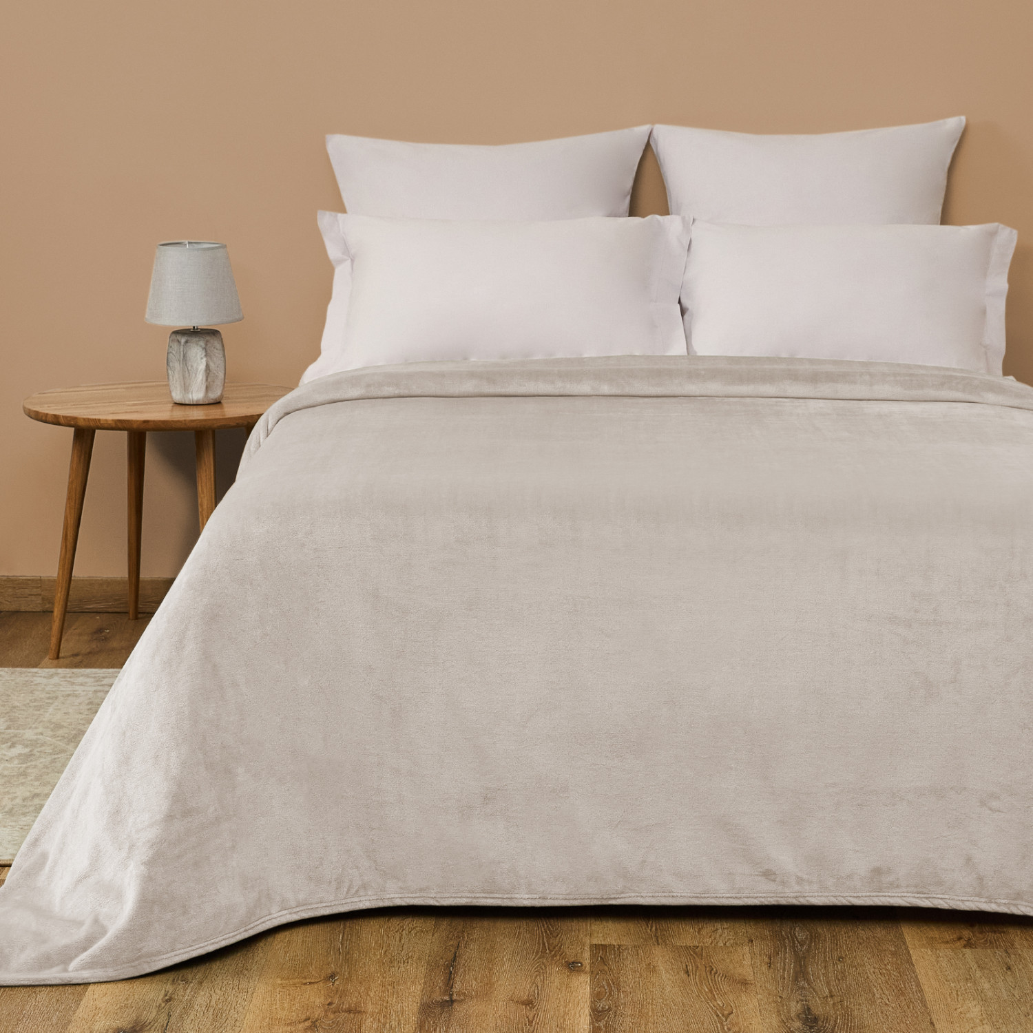 Плед Supersoft, серый - фото № 2