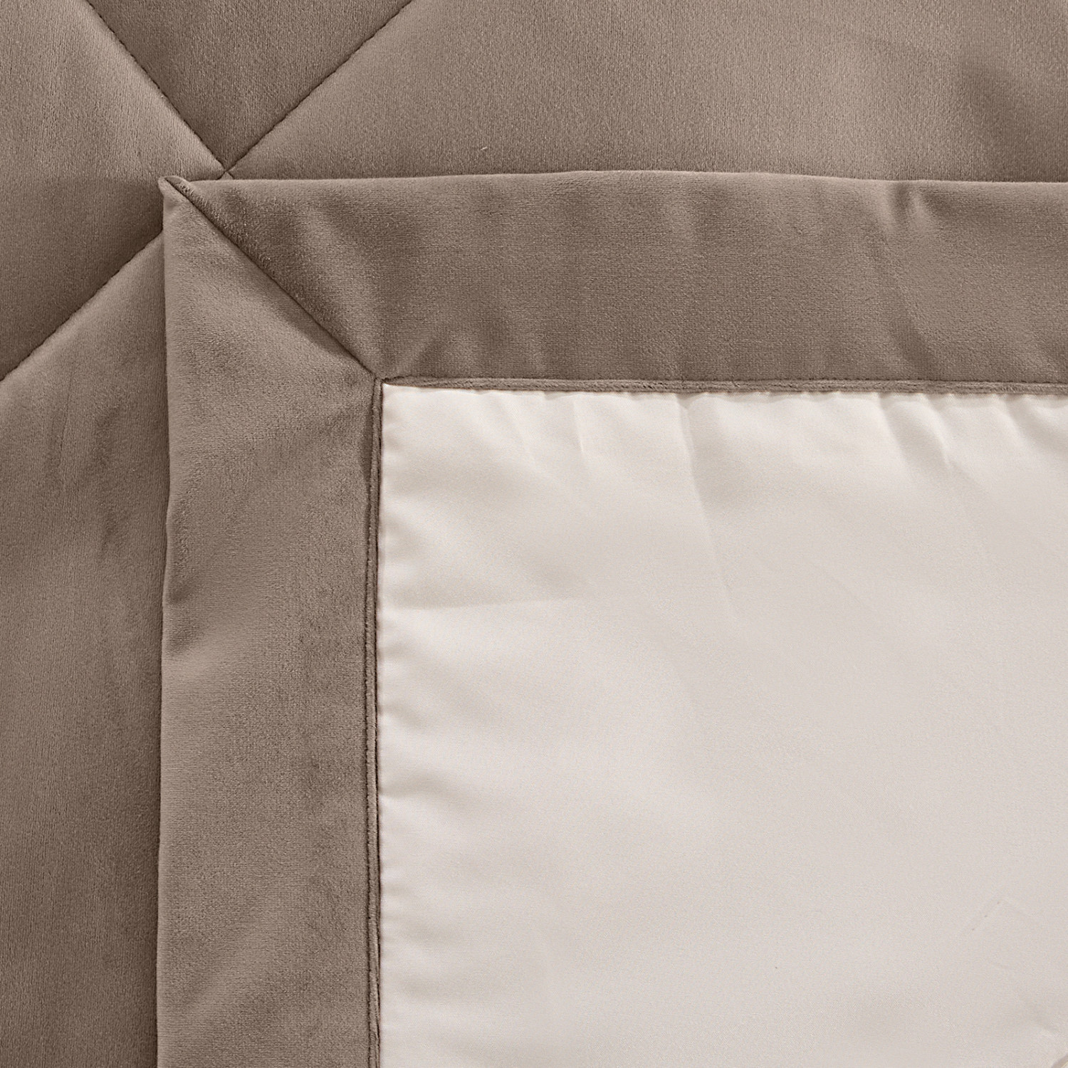 Покрывало Vellut, бежево-серое - фото № 3