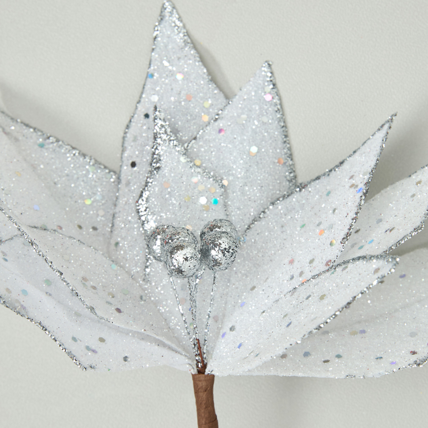 Цветок Fiori di festa, серебро - фото № 4