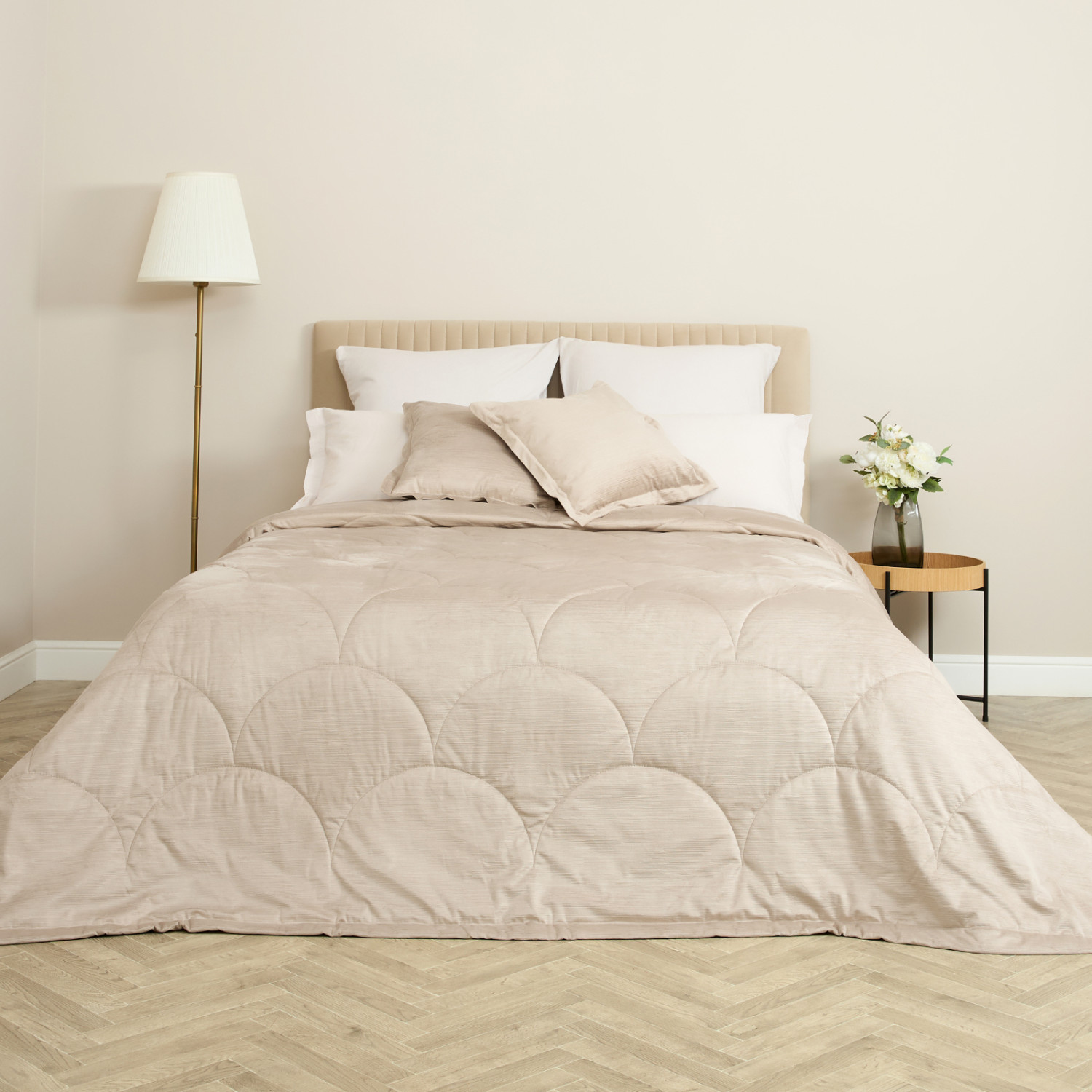 Покрывало Адельфа/Adelfa, бежевое - фото № 5