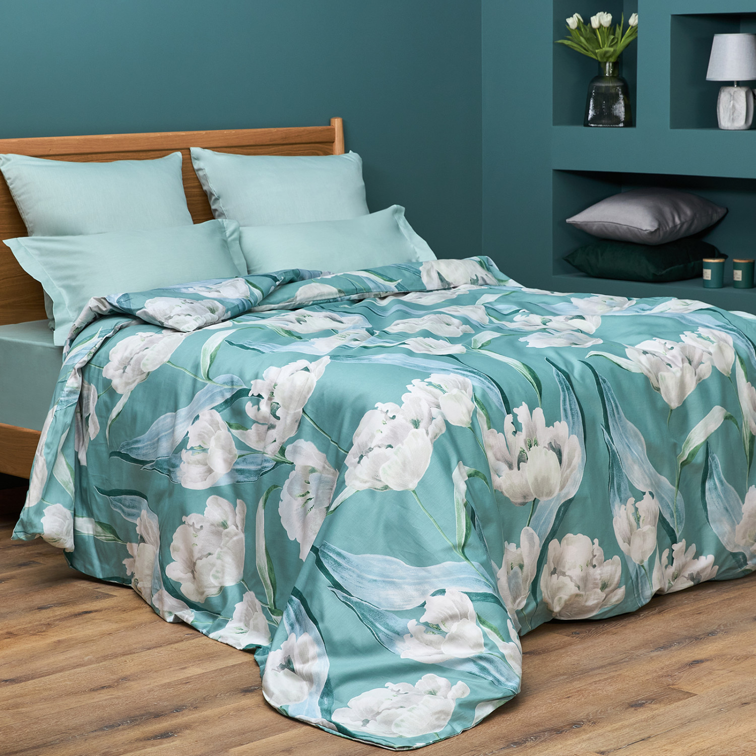 Постельное белье Primi tulipani, 2 наволочки - фото № 5