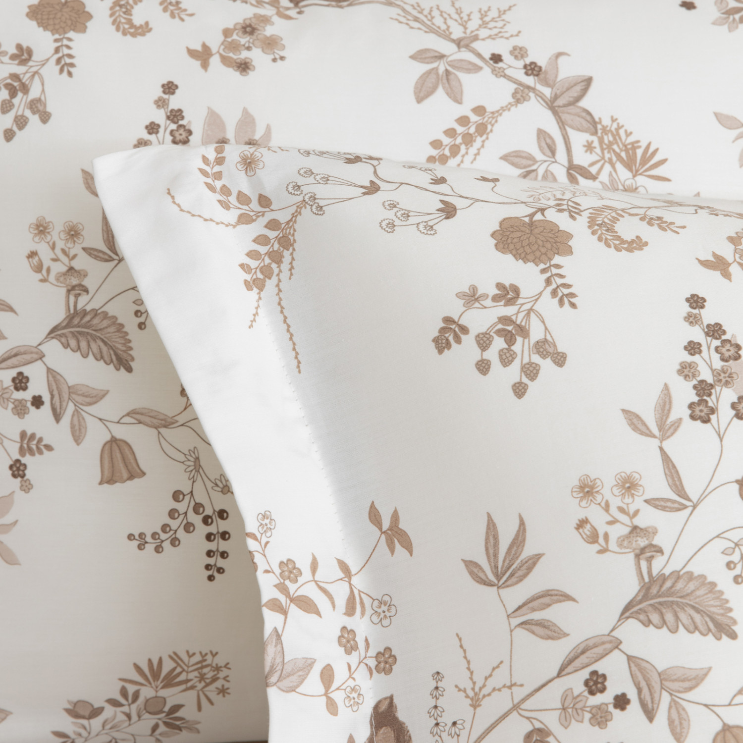 Комплект наволочек Sibilla brown с ушками - фото № 5