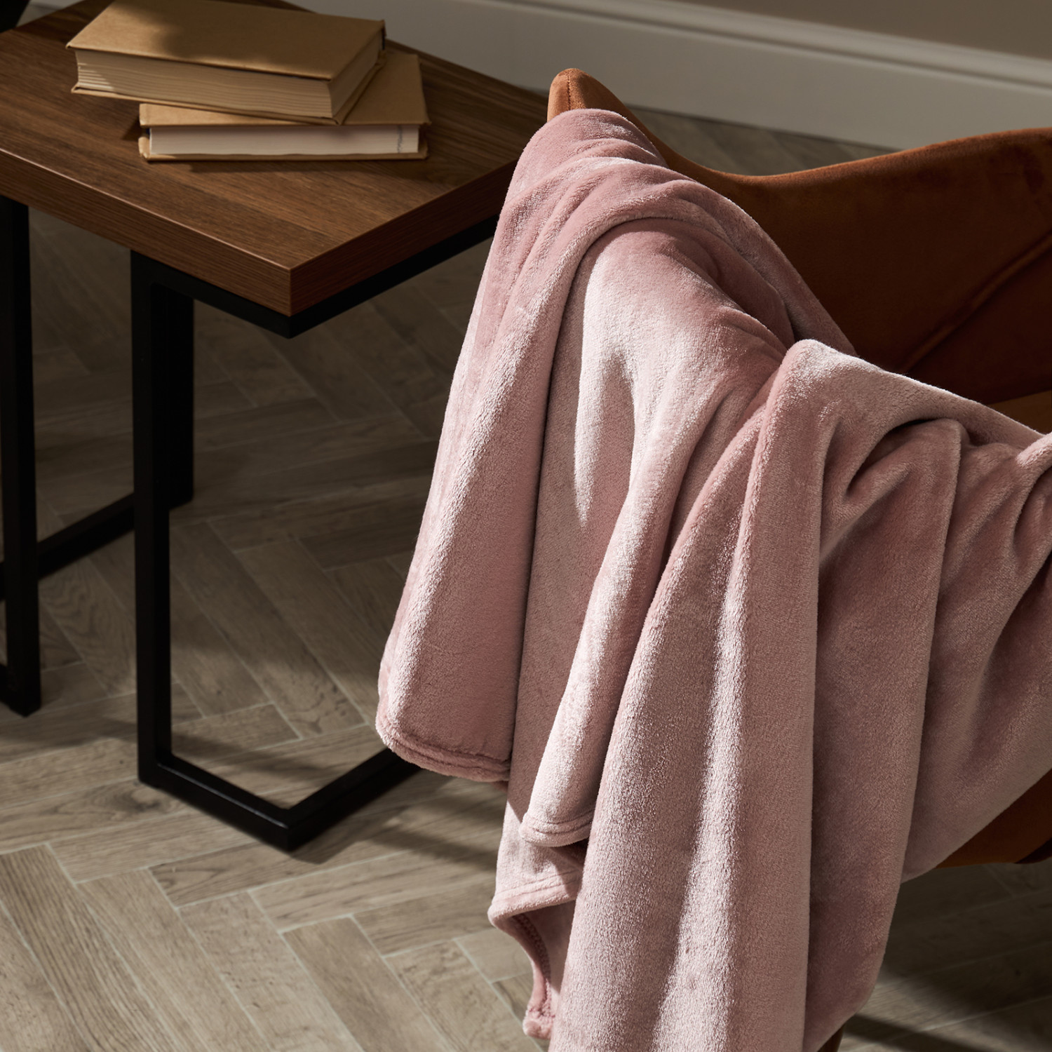 Плед Сверхмягкий/Supersoft, пыльная роза - фото № 2