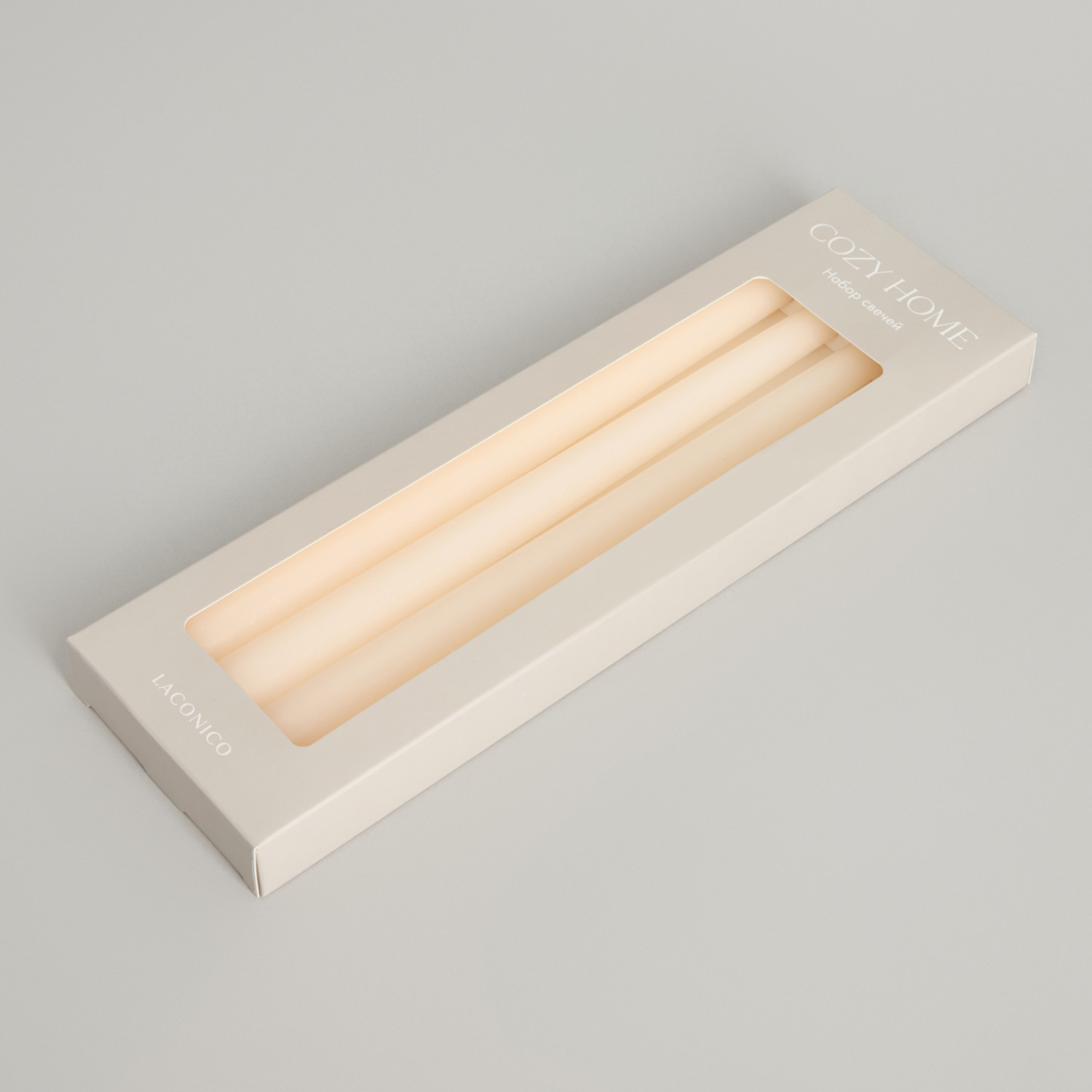 Набор свечей Laconico, слоновая кость - фото № 2