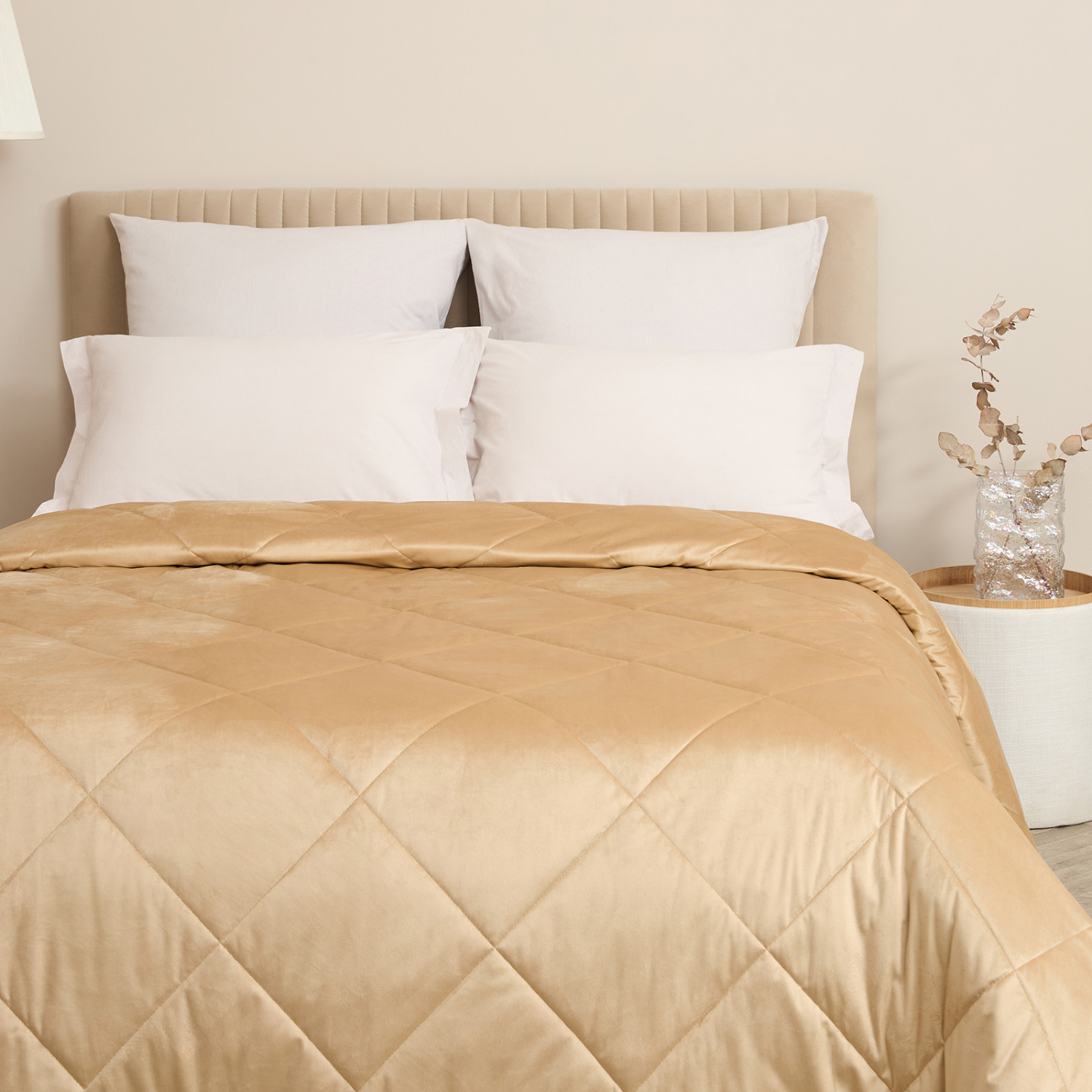 Покрывало Доната/Donata, песок - фото № 3