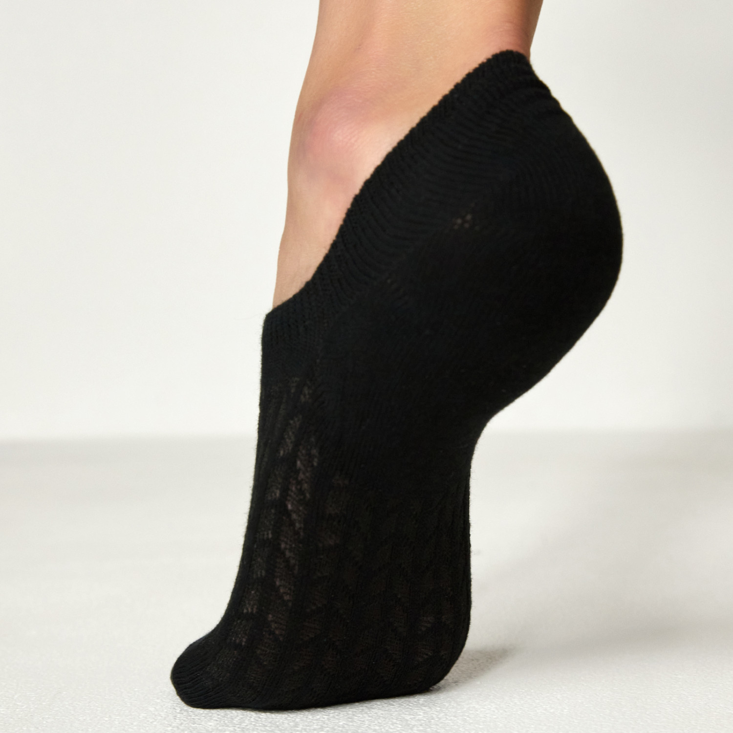 Следки Socks, черные/белые - фото № 6