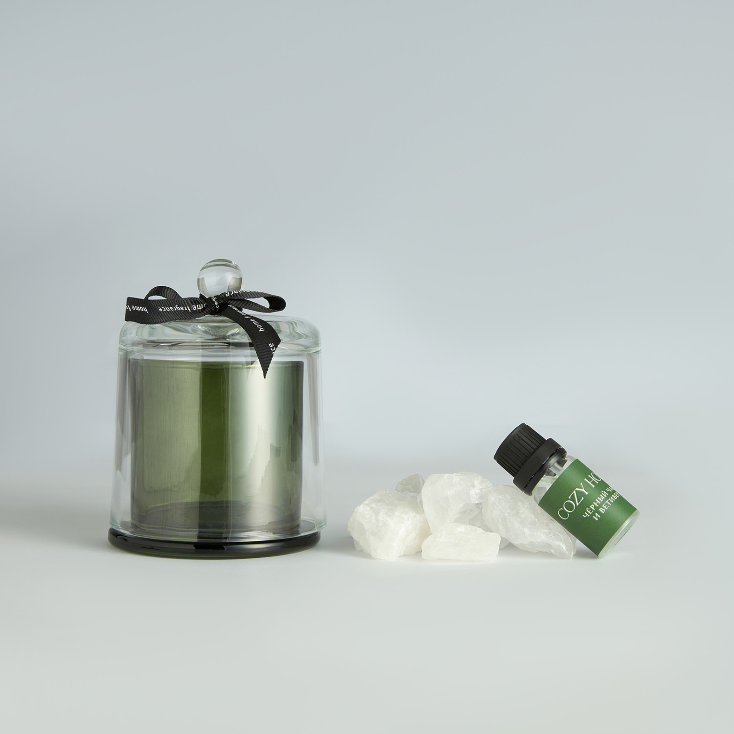 Диффузор с камнями Черный чай и ветивер 30 мл - фото № 2