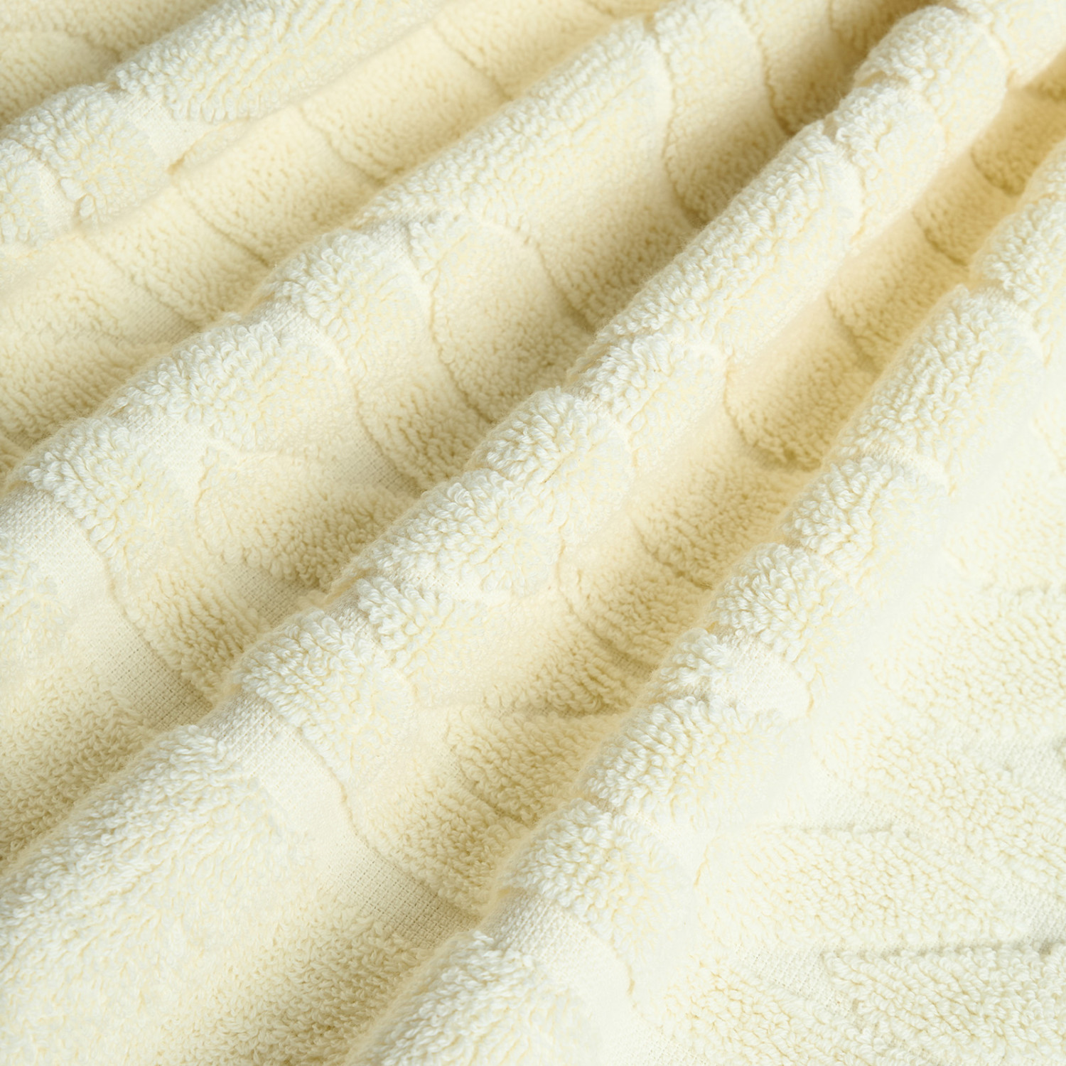 Полотенце махровое Saveria, ваниль - фото № 3