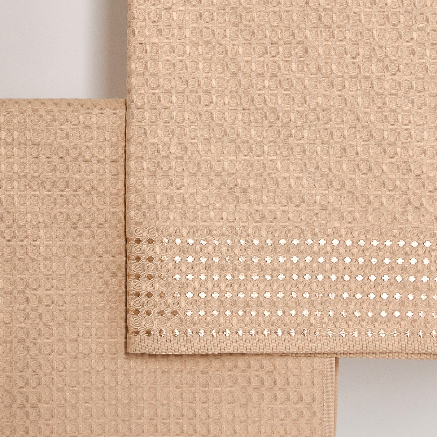 Комплект полотенец Nativo, бежевый 2 шт. - фото № 2