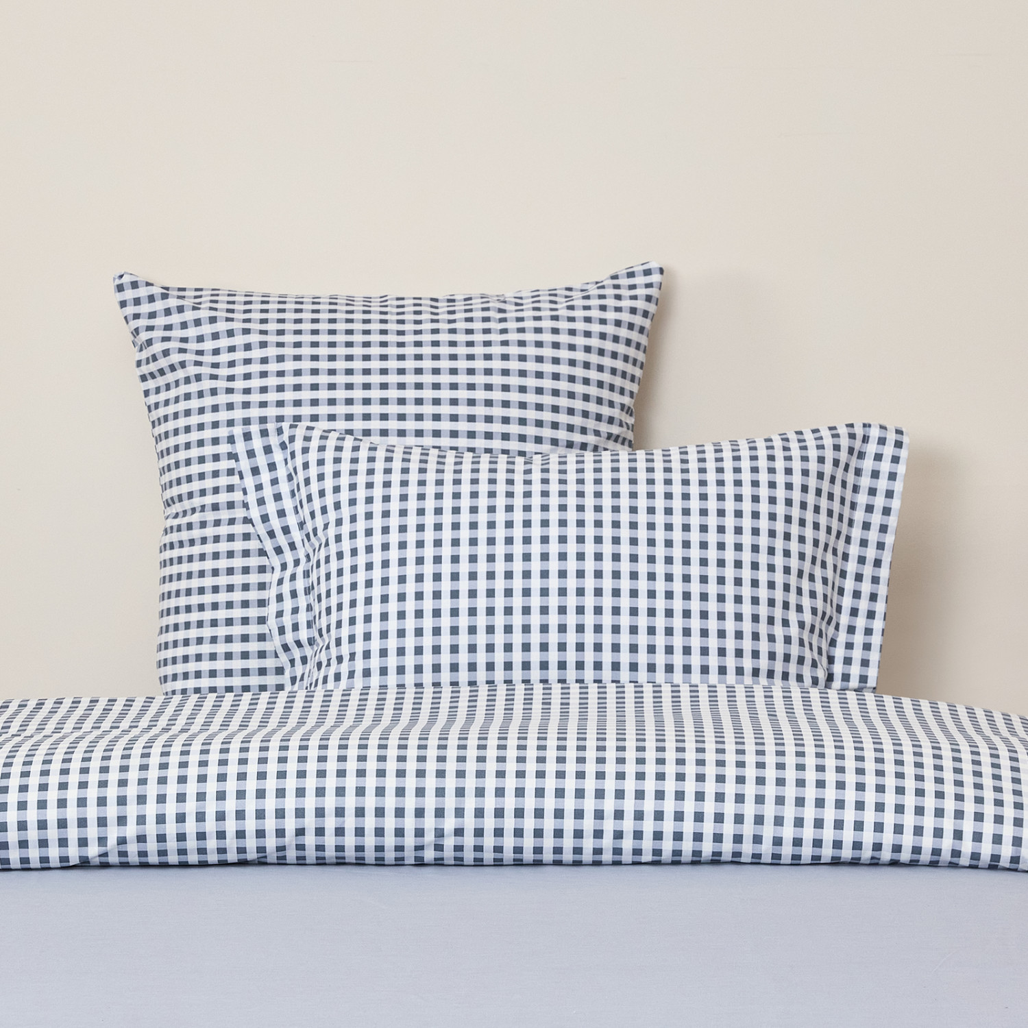 Постельное белье полукомплект Vichy, серо-голубое - фото № 10