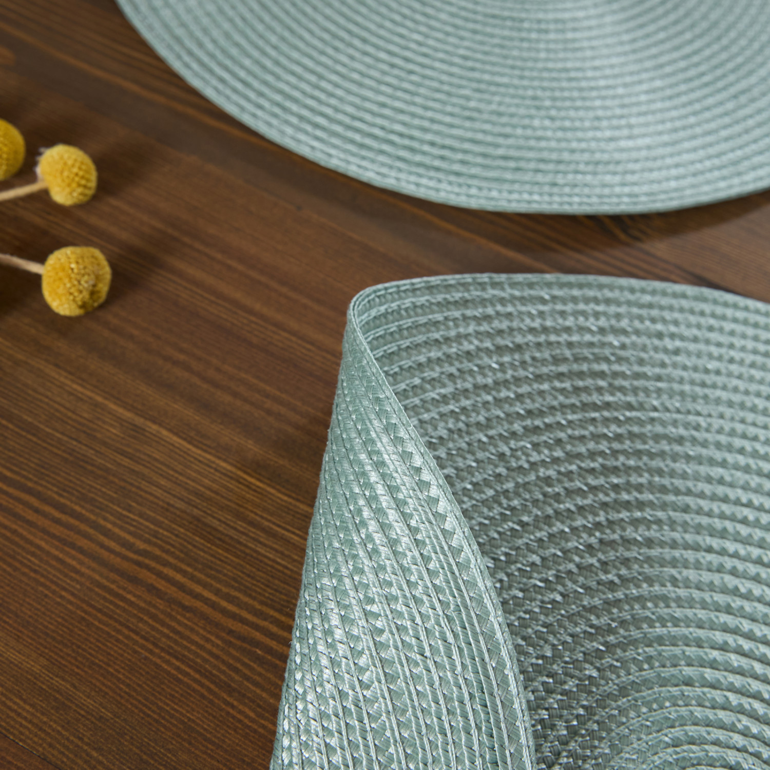 Набор плейсматов Lucera, зеленый - фото № 4