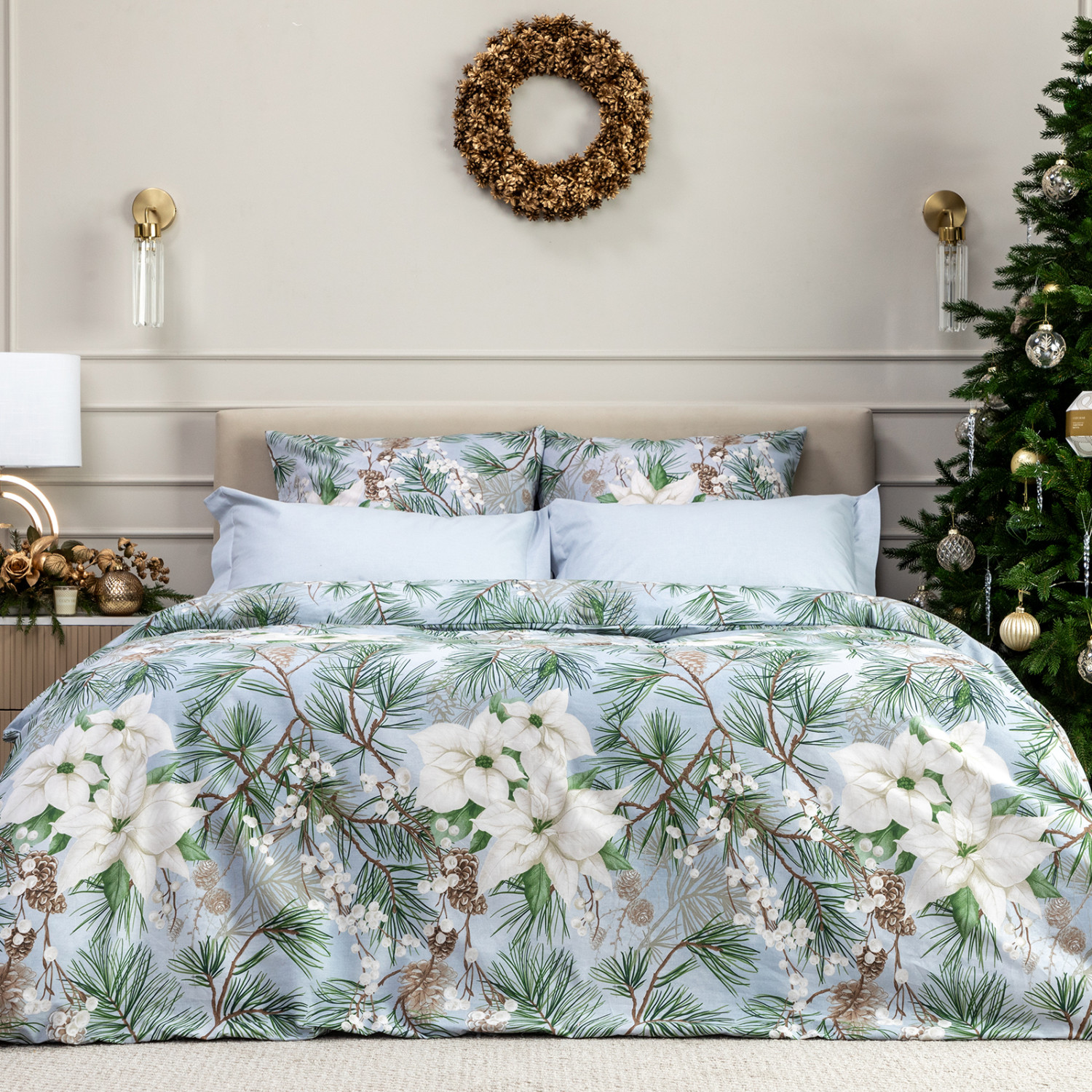 Постельное белье Дерево/Albero di Natale - фото № 5