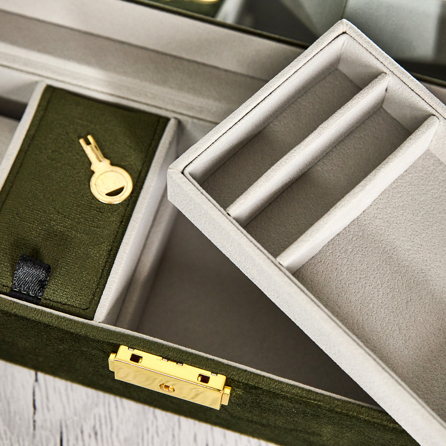 Шкатулка Puntarazzi, зеленая - фото № 3