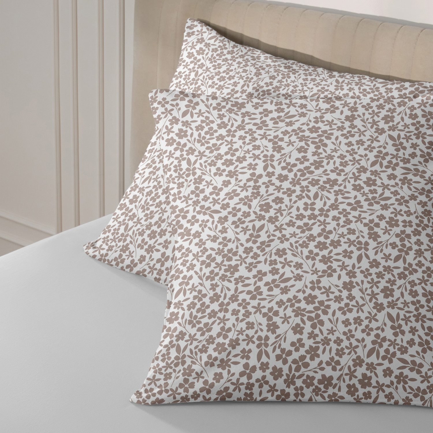 Комплект наволочек Капучино (цветы)