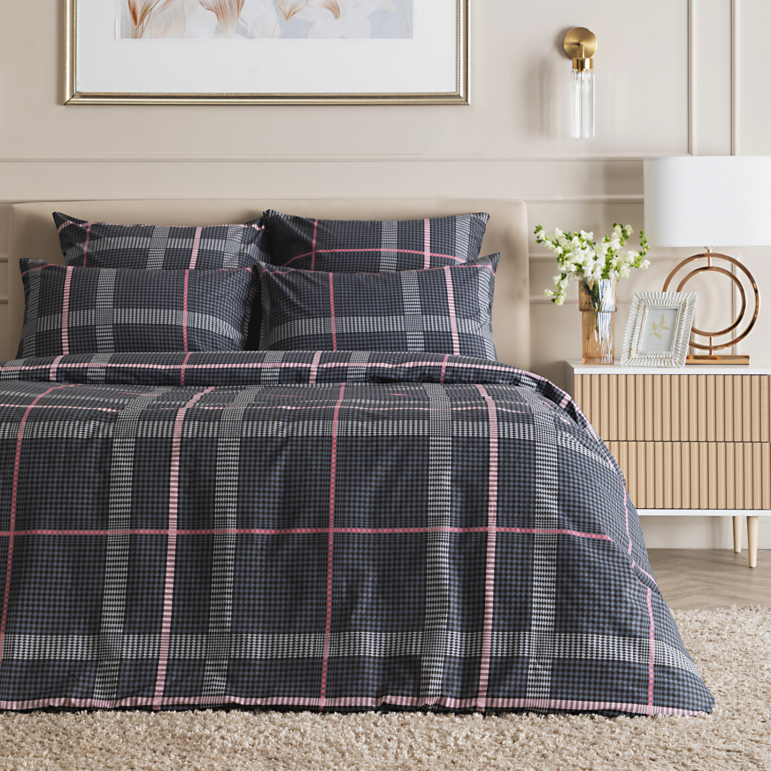 Постельное белье Bonmarito, серый III - фото № 2