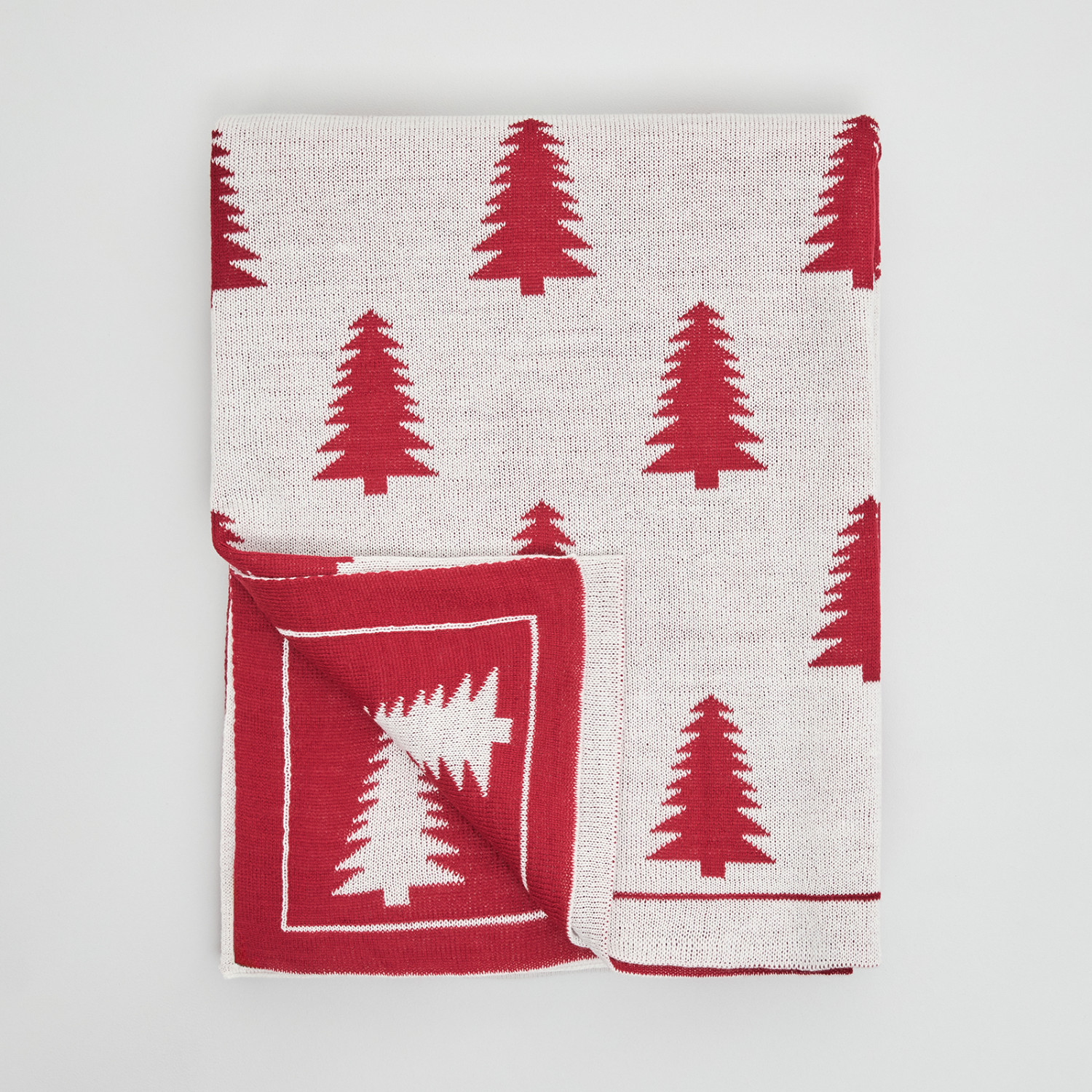 Плед Abete rosso, красный - фото № 10